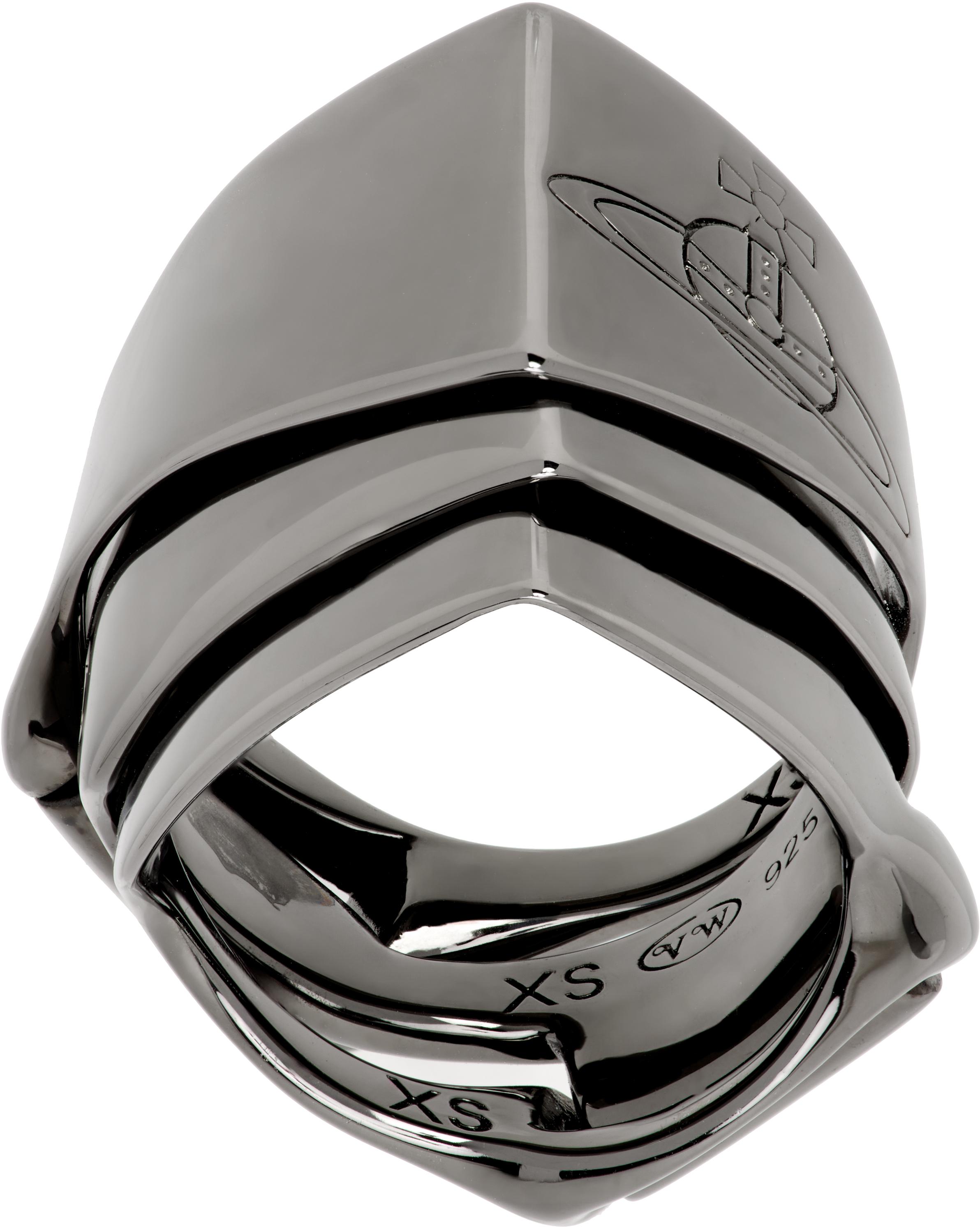 Vivienne Westwood Gunmetal Knuckleduster Ring in Gray for Men | Lyst