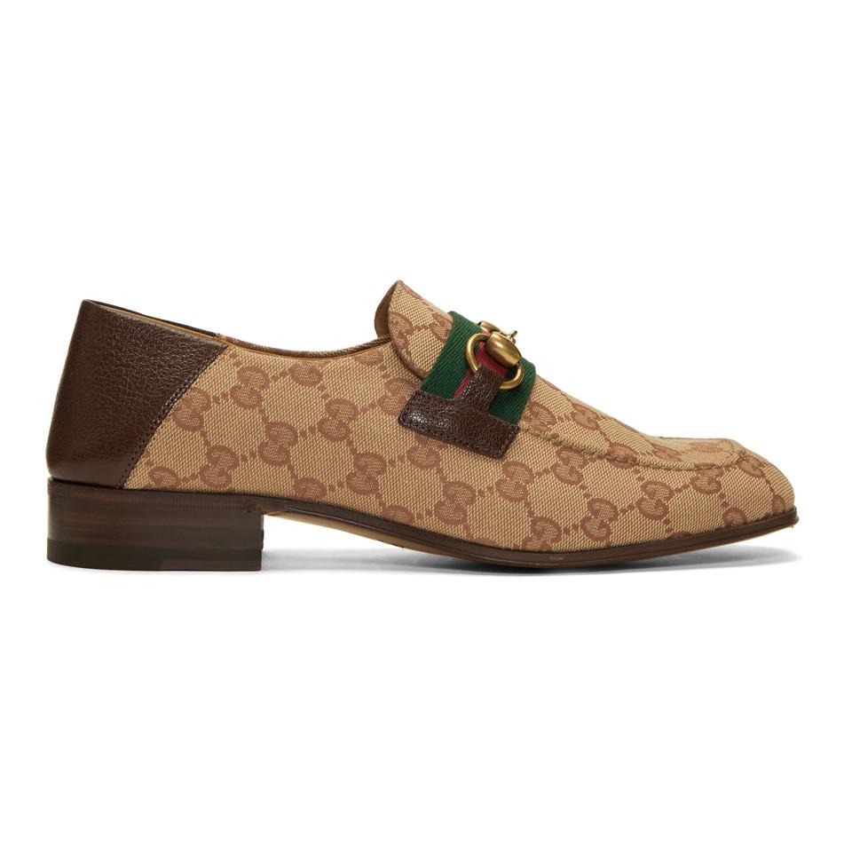gucci loafer beige