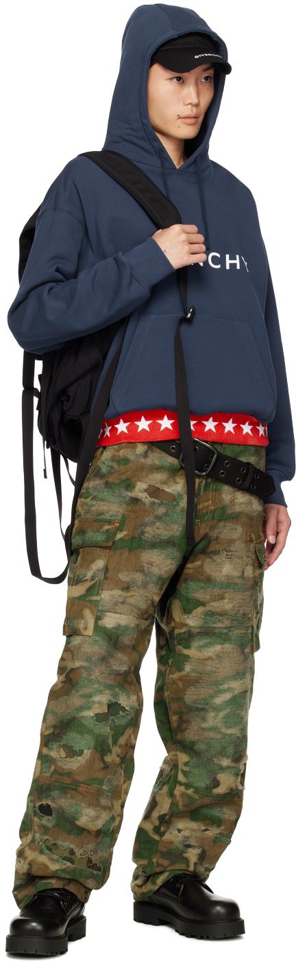 Givenchy Khaki Distressed Cargo Pants in Green for Men Lyst UK - Main Image