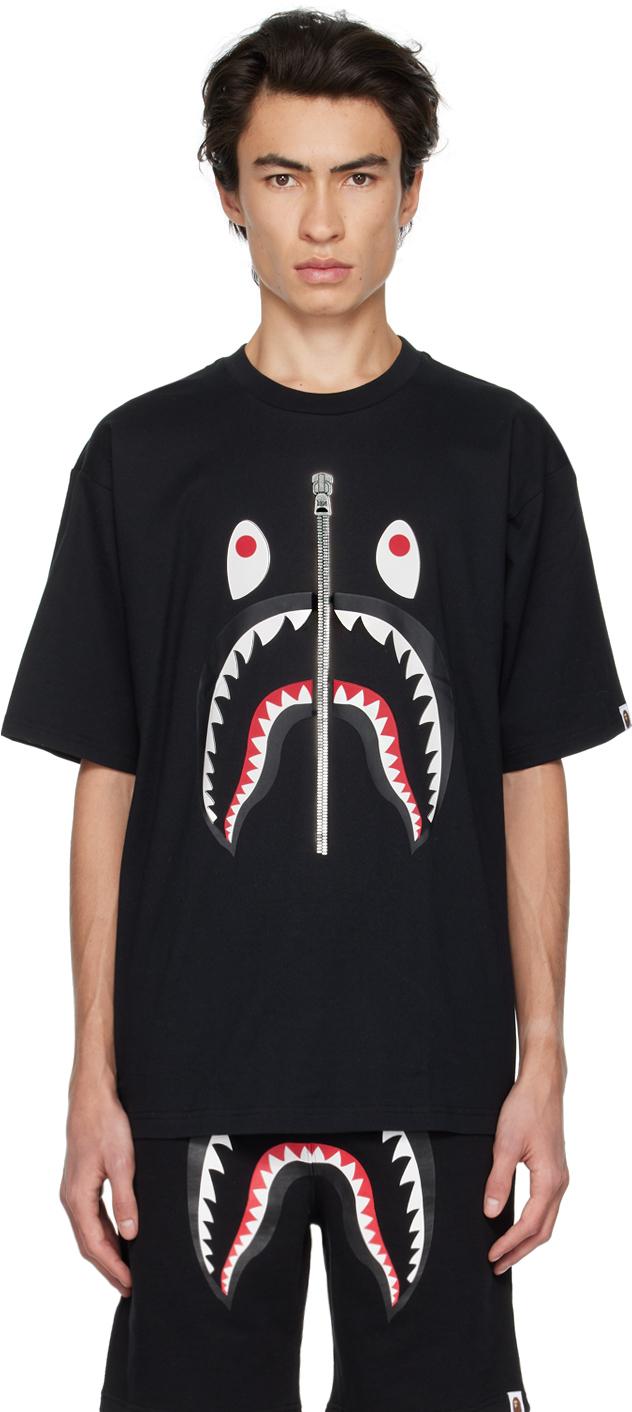 A Bathing Ape Wgm Edition Shark T-shirt in Black for Men | Lyst UK