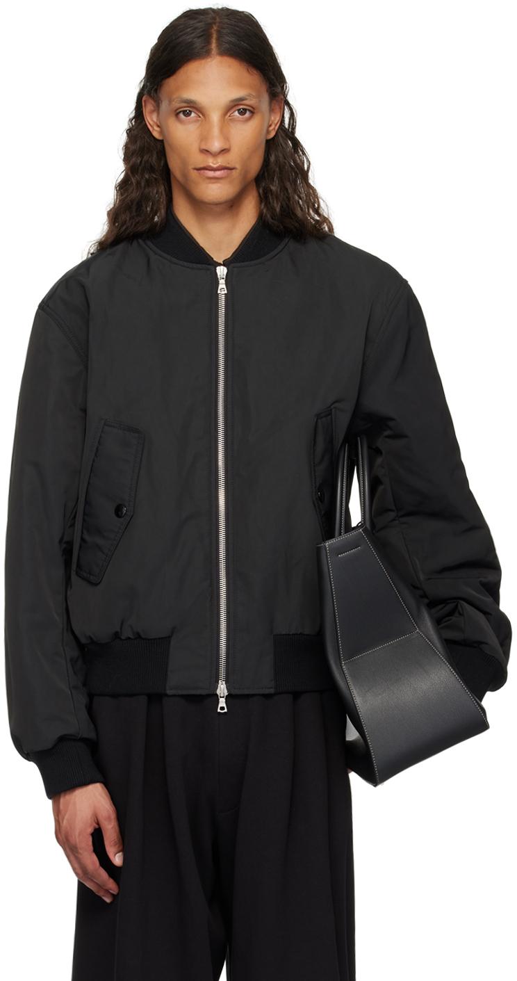 DRIES VAN NOTEN ブラック パデッド ジャケット