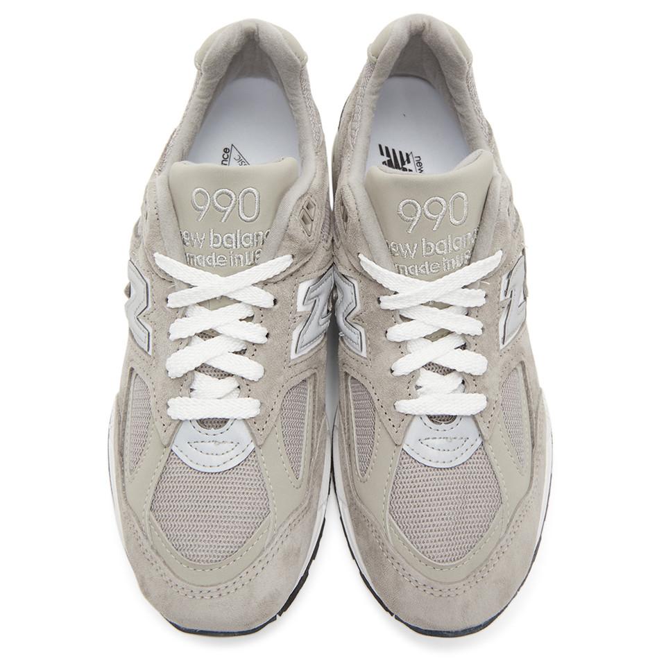 New Balance Suede Grey Made In Us 990v2 