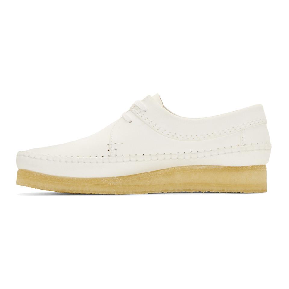clarks weaver white