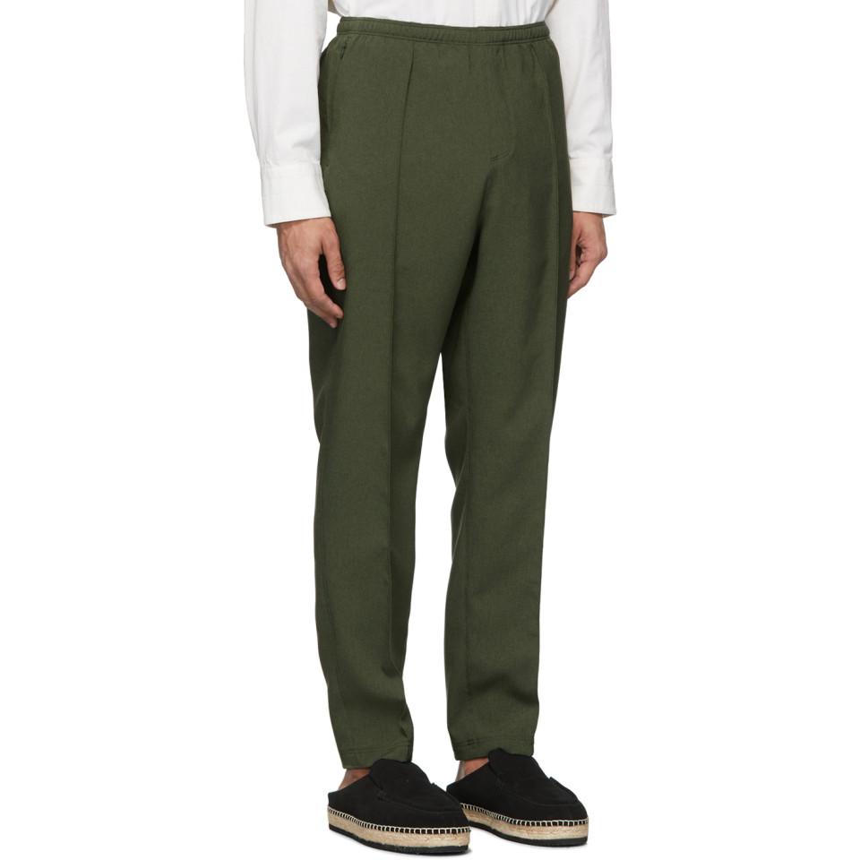 Needles Green Warm Up Track Pants for Men - Lyst