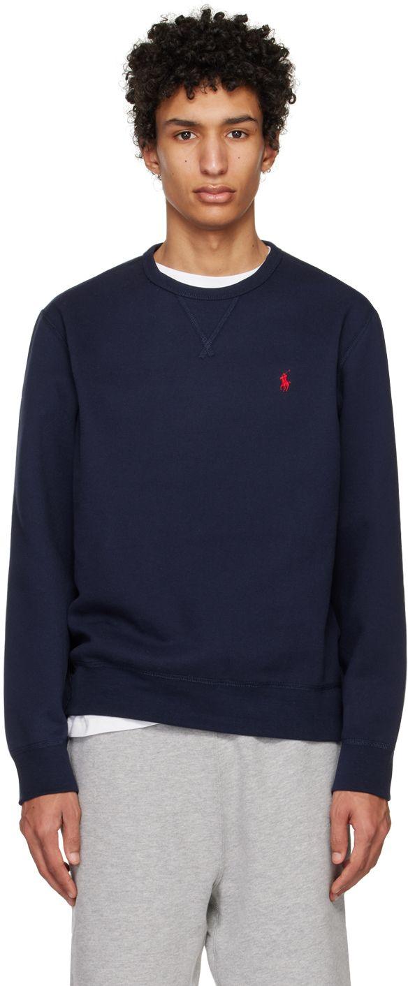 Polo Ralph Lauren Navy 'the Rl' Sweatshirt in Blue for Men | Lyst