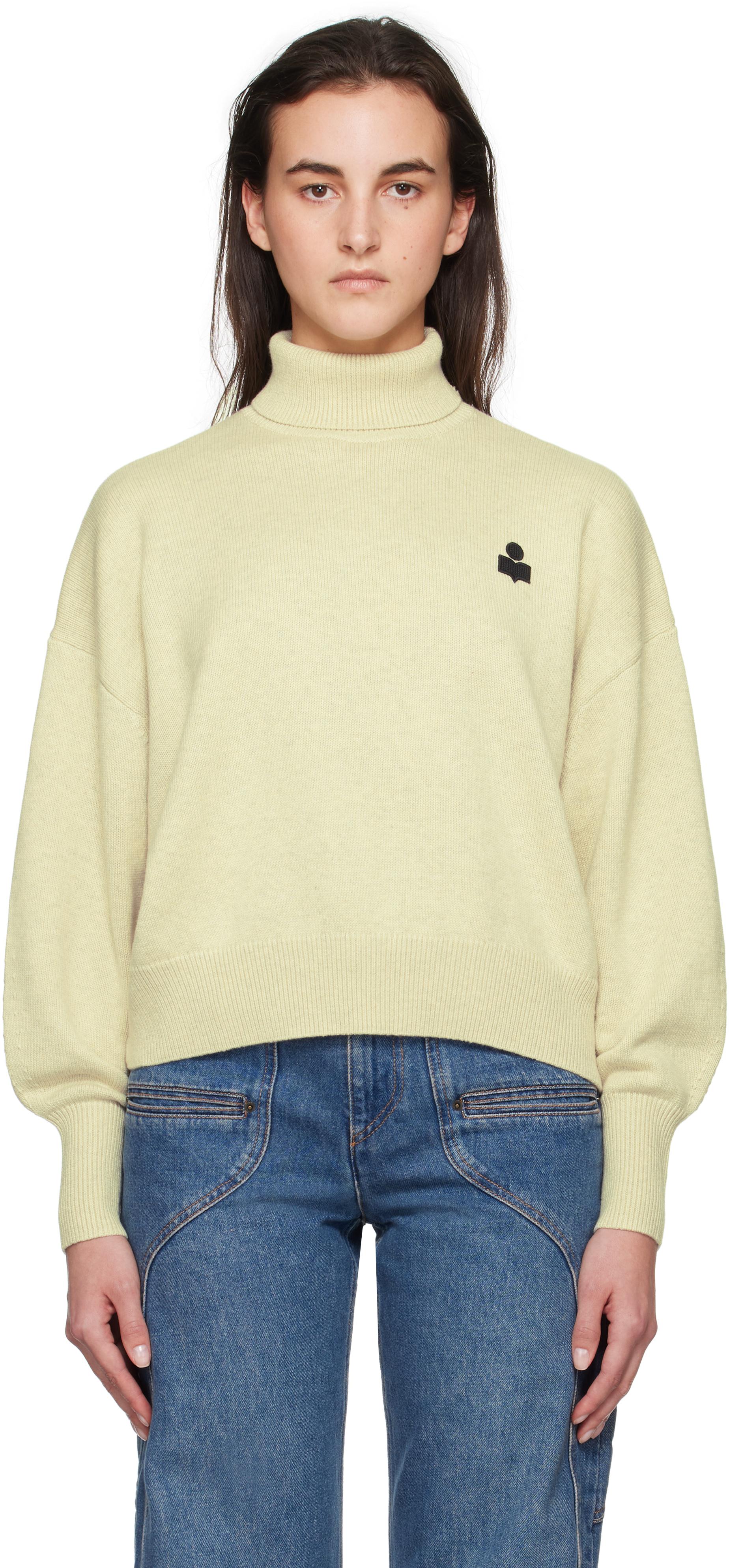 Isabel Marant レディース ブルー ベージュ Nasha タートルネック 