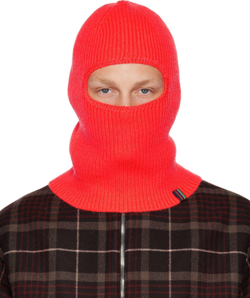 PS by Paul Smith Orange Lambswool Balaclava in Red for Men | Lyst
