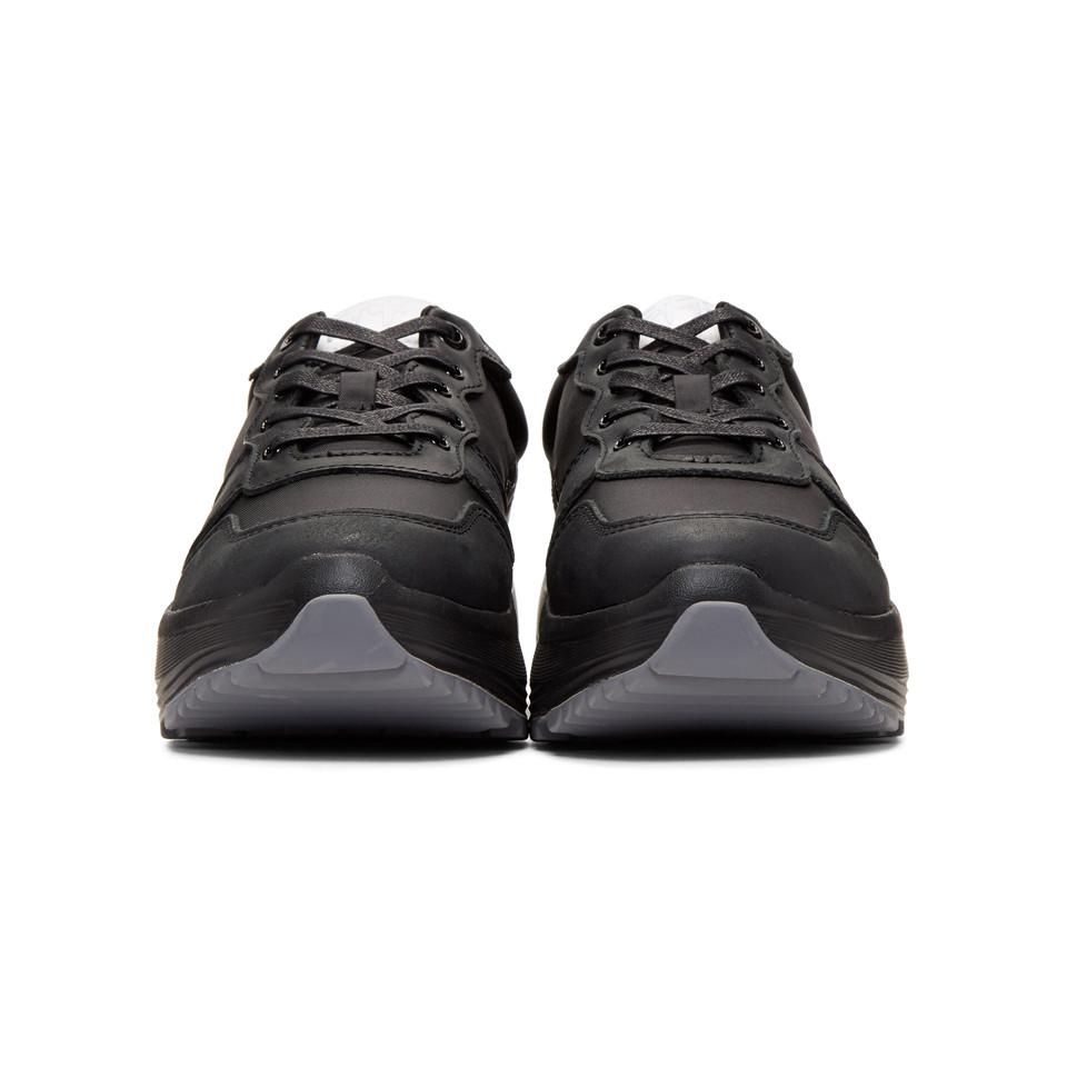 Indigenous Lil trompet Eytys Leather Jet Combo Sneakers in Black - Lyst