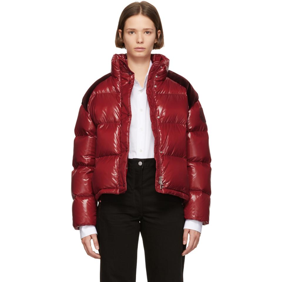 Moncler Genius Synthetic 2 Moncler 1952 Red Chouette Down Jacket - Lyst