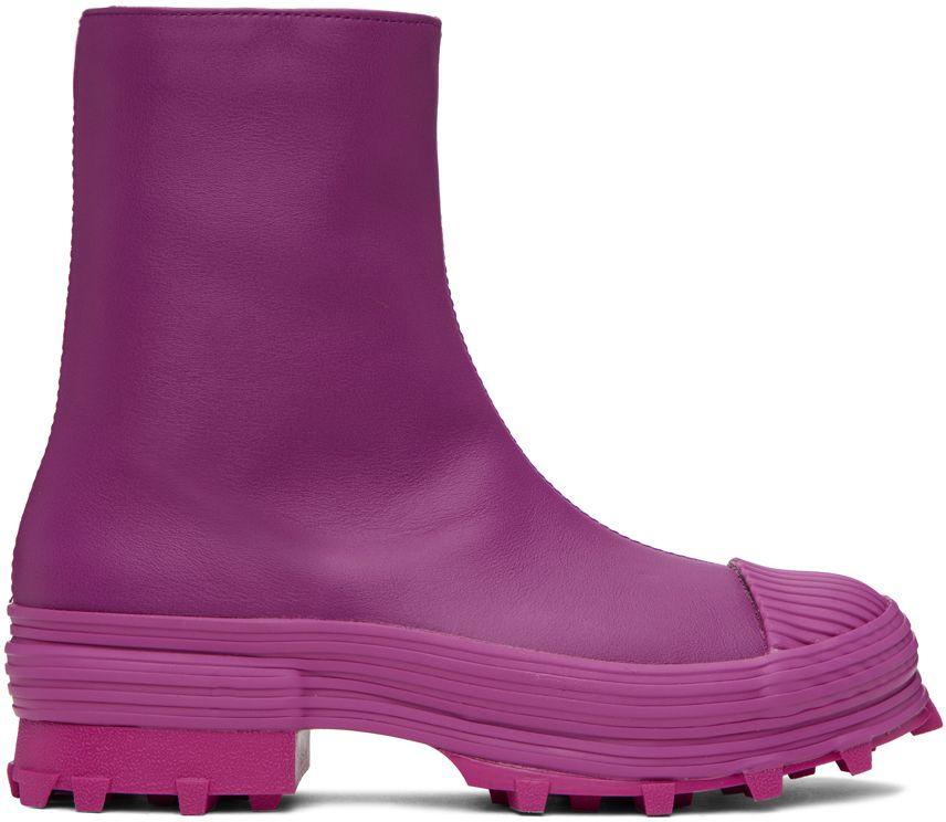 CAMPERLAB Purple Traktori Boots | Lyst