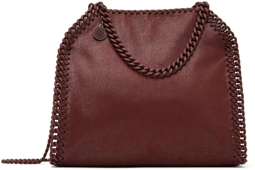 Stella McCartney レディース レッド ミニ Falabella トートバッグ 
