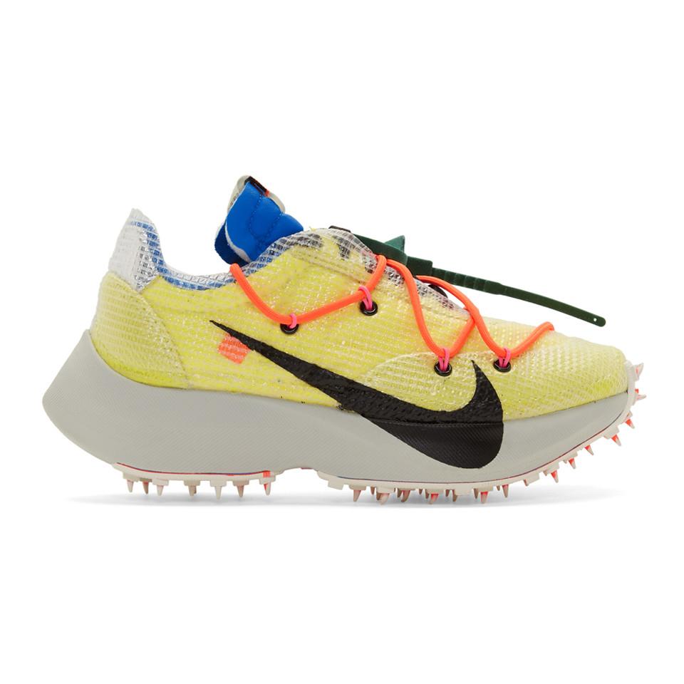 off white nike jaune