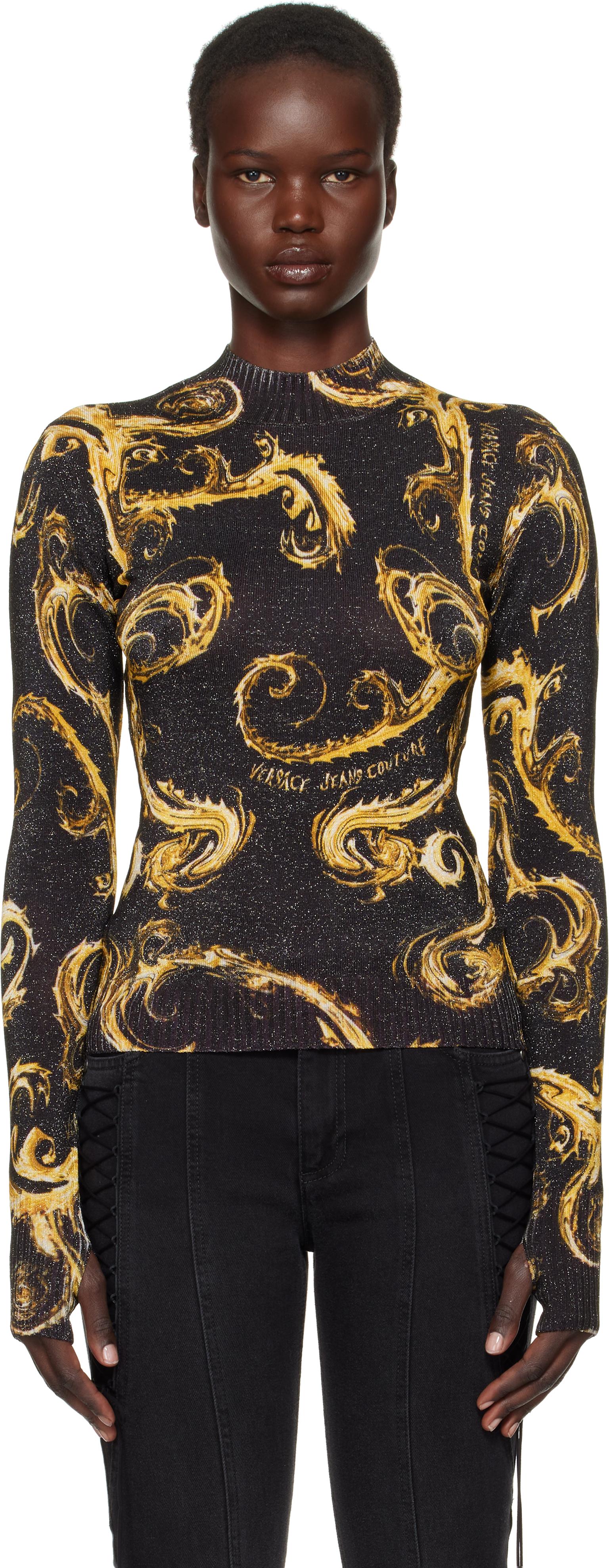 VERSACE JEANS COUTURE ニットセーター VERSACE JEANS COUTURE (ヴェルサーチェ ジーンズ クチュール