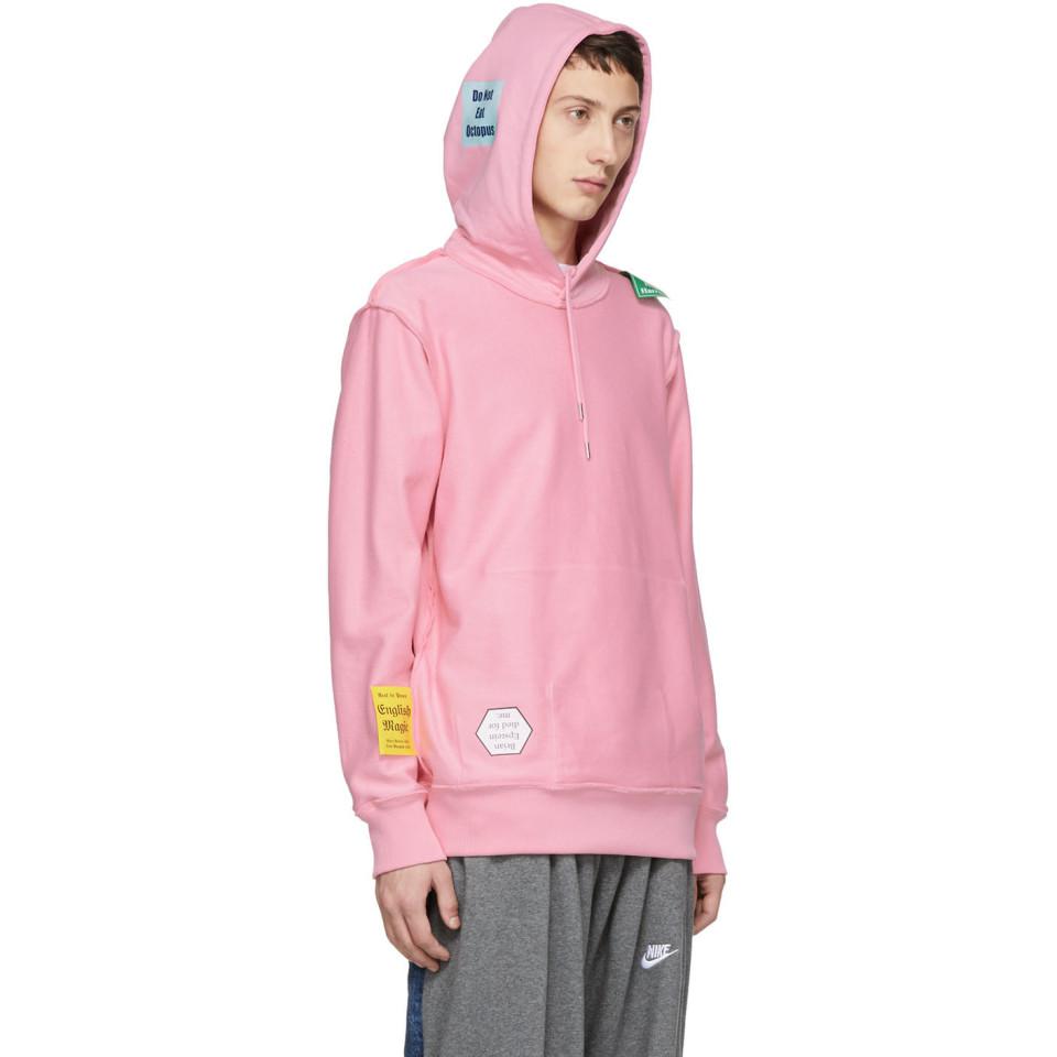 helmut lang hoodie pink