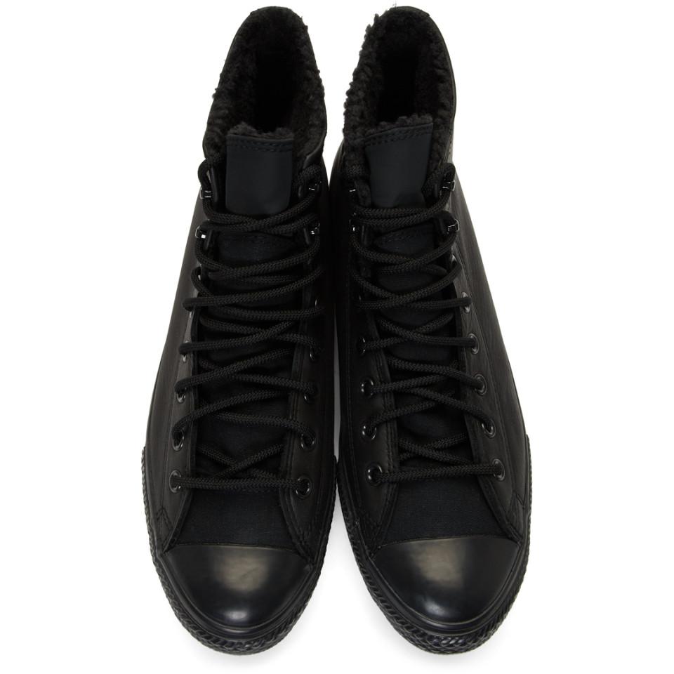 black winter converse