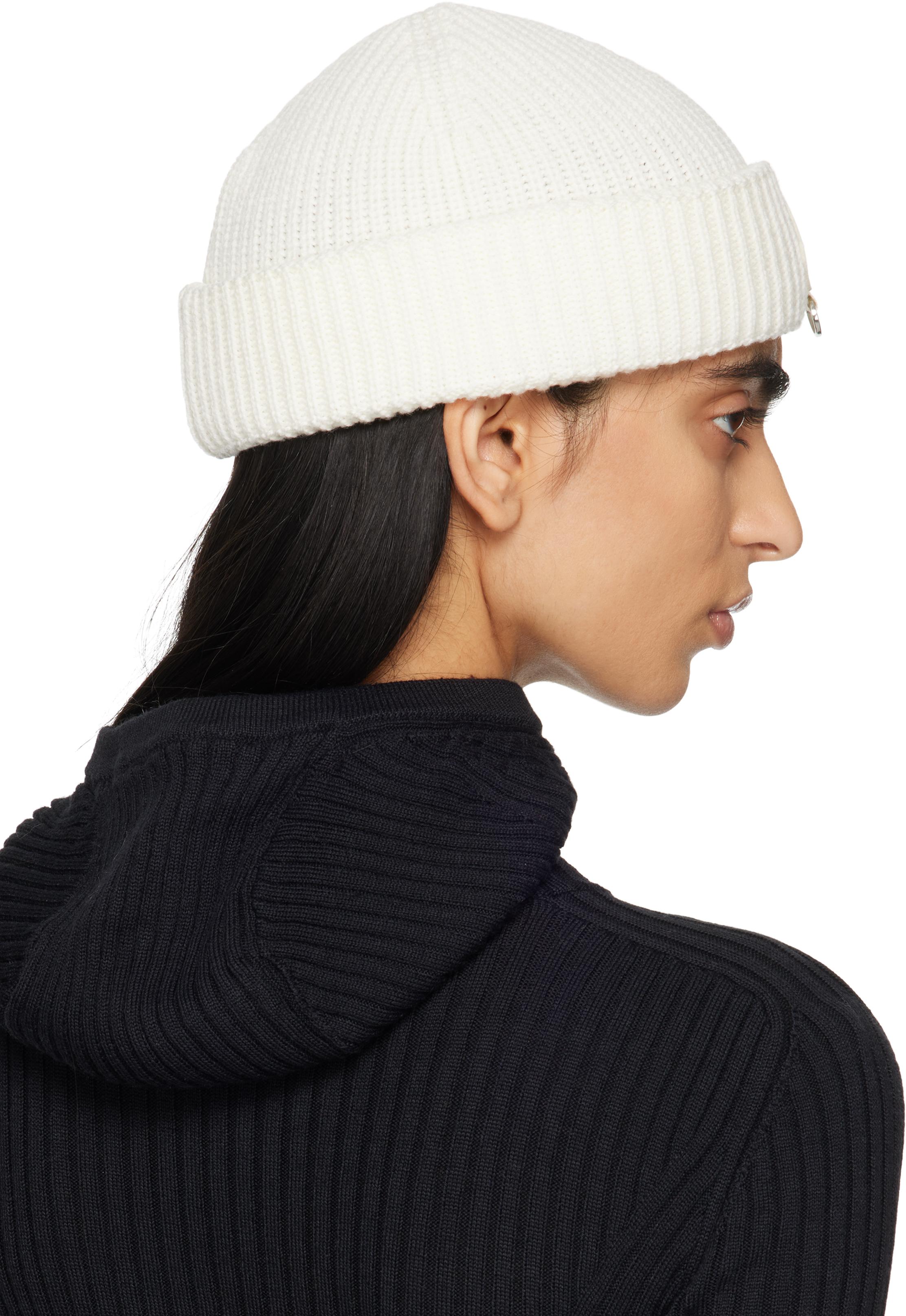 ★MONCLER × Willow Smith★ウール ビーニー帽 Moncler Genius Moncler X Willow Smith ホワイト ウール