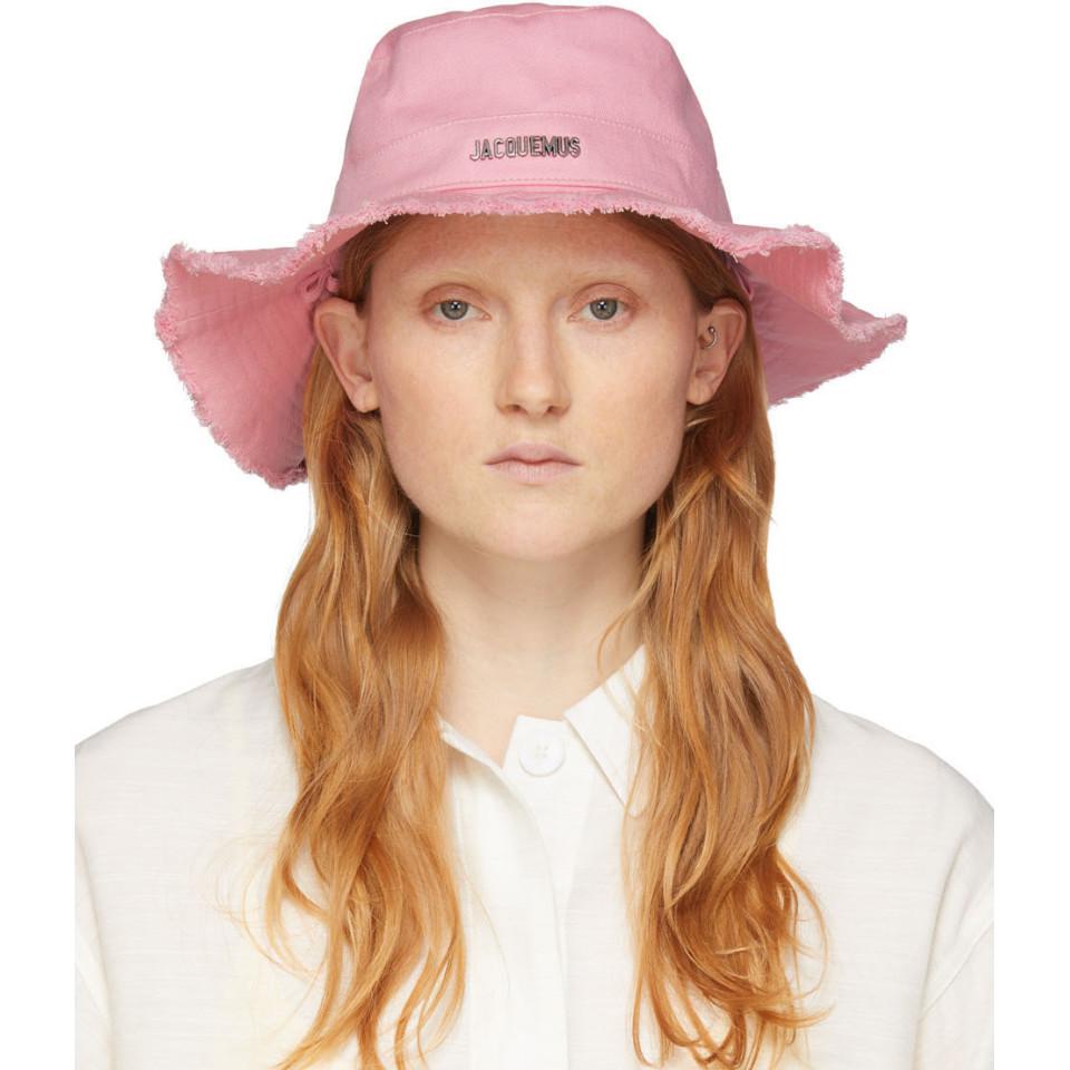 Jacquemus Pink Le Bob Artichaut Bucket Hat | Lyst