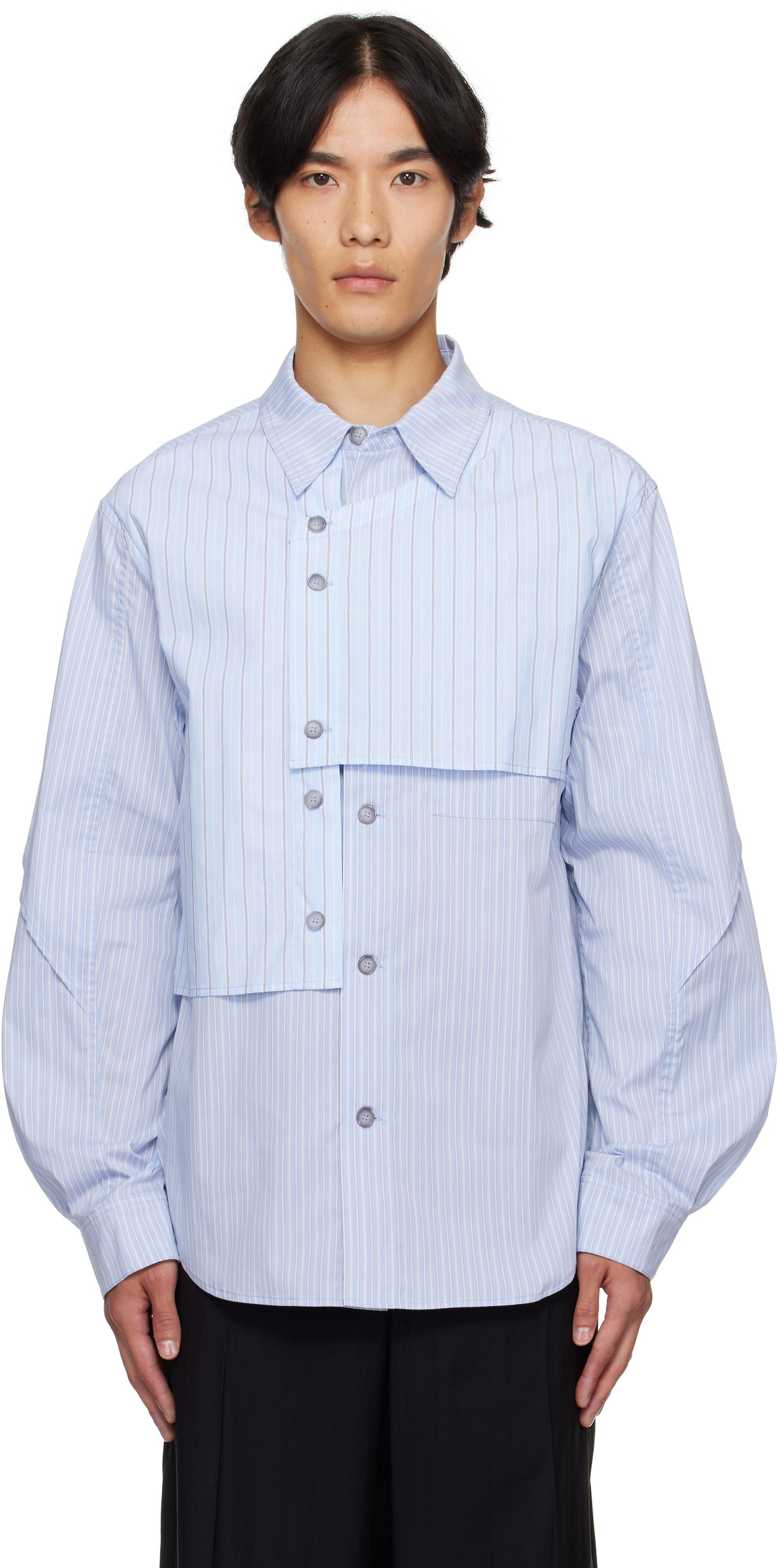 Andersson bell シャツ Andersson Bell Trompe L'Oeil Printed Check Shirt | Light