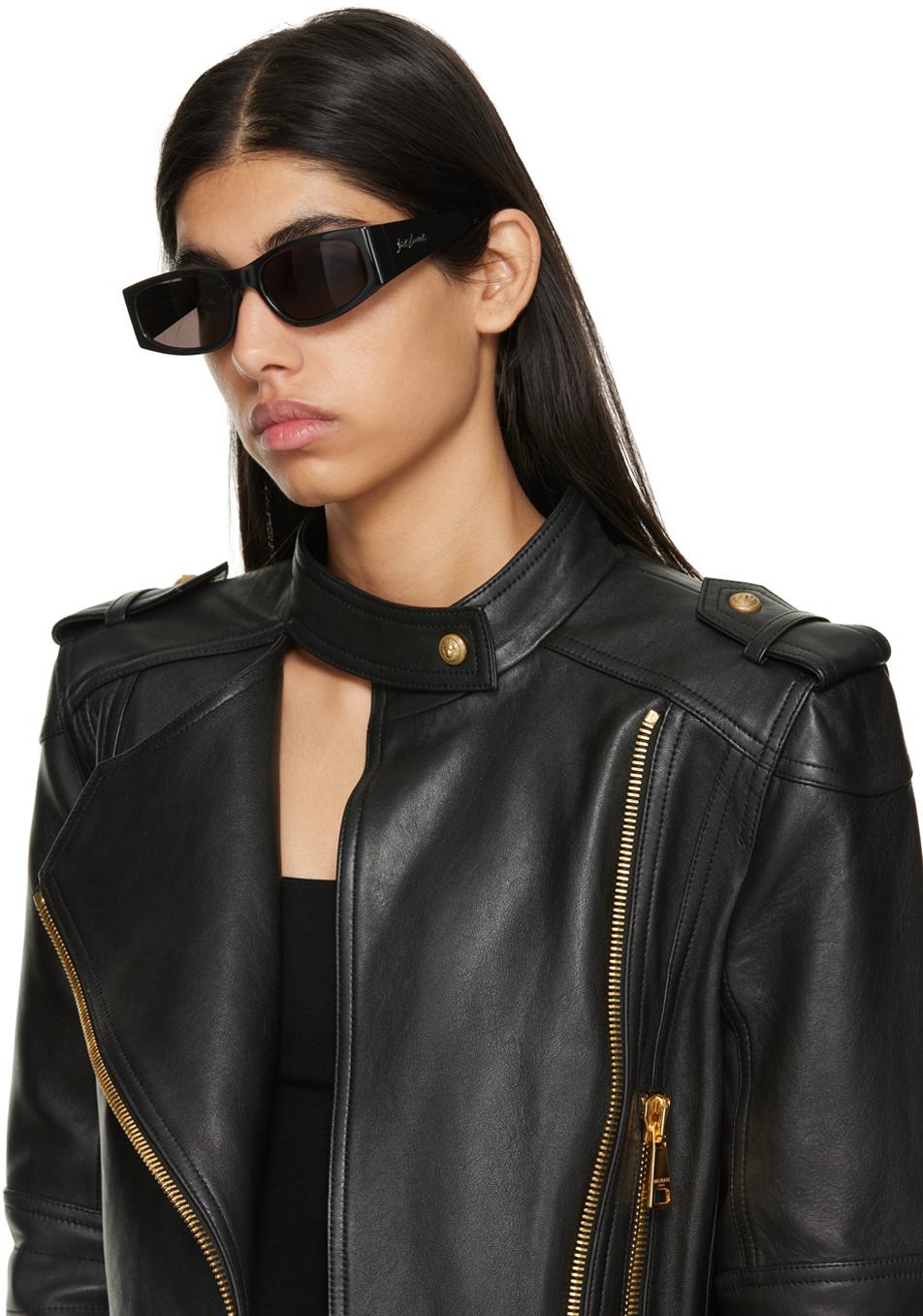 Saint Laurent Black Sl 329 Sunglasses | Lyst UK