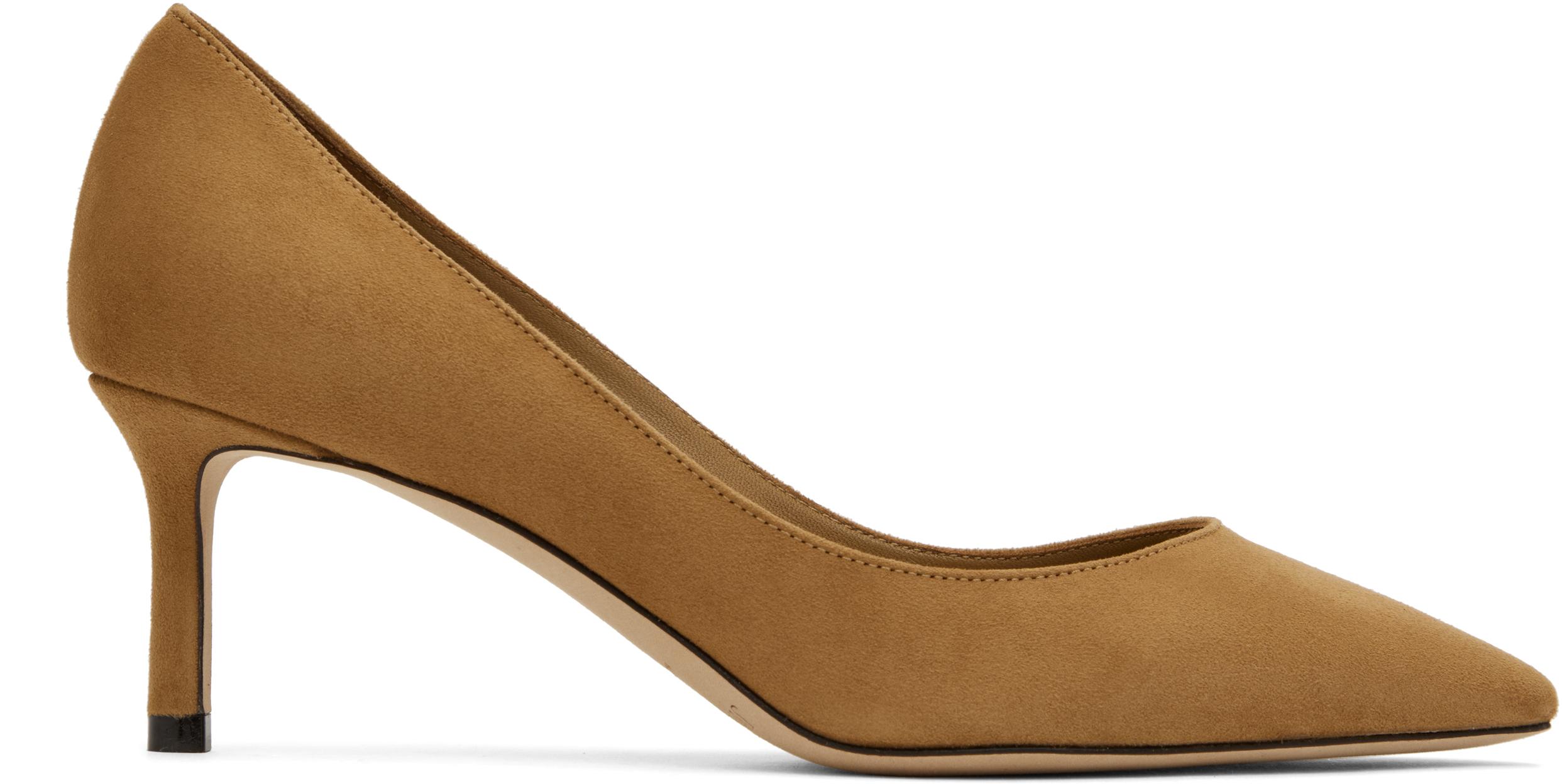 Jimmy Choo レディース ブラック タン Romy 60 ヒール ヒール Jimmy Choo レディース ブラック タン Romy 60 ヒール ヒール