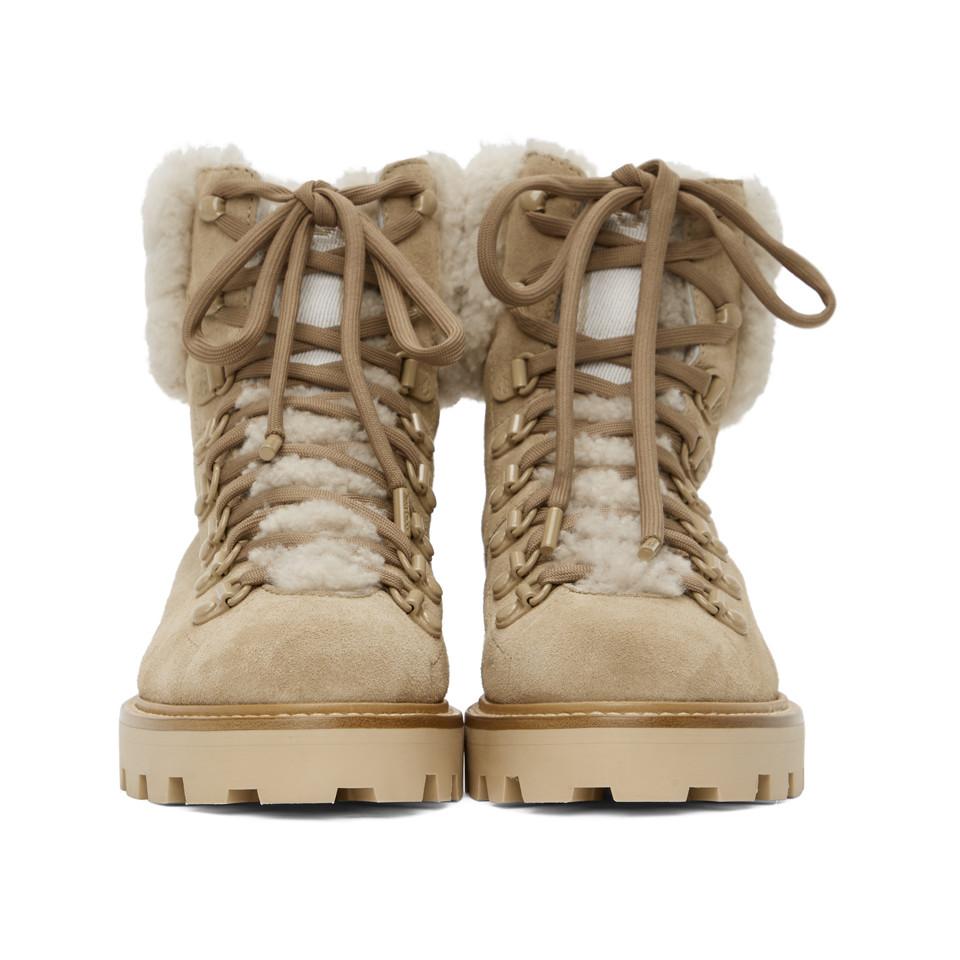 jimmy choo eshe shearling boot