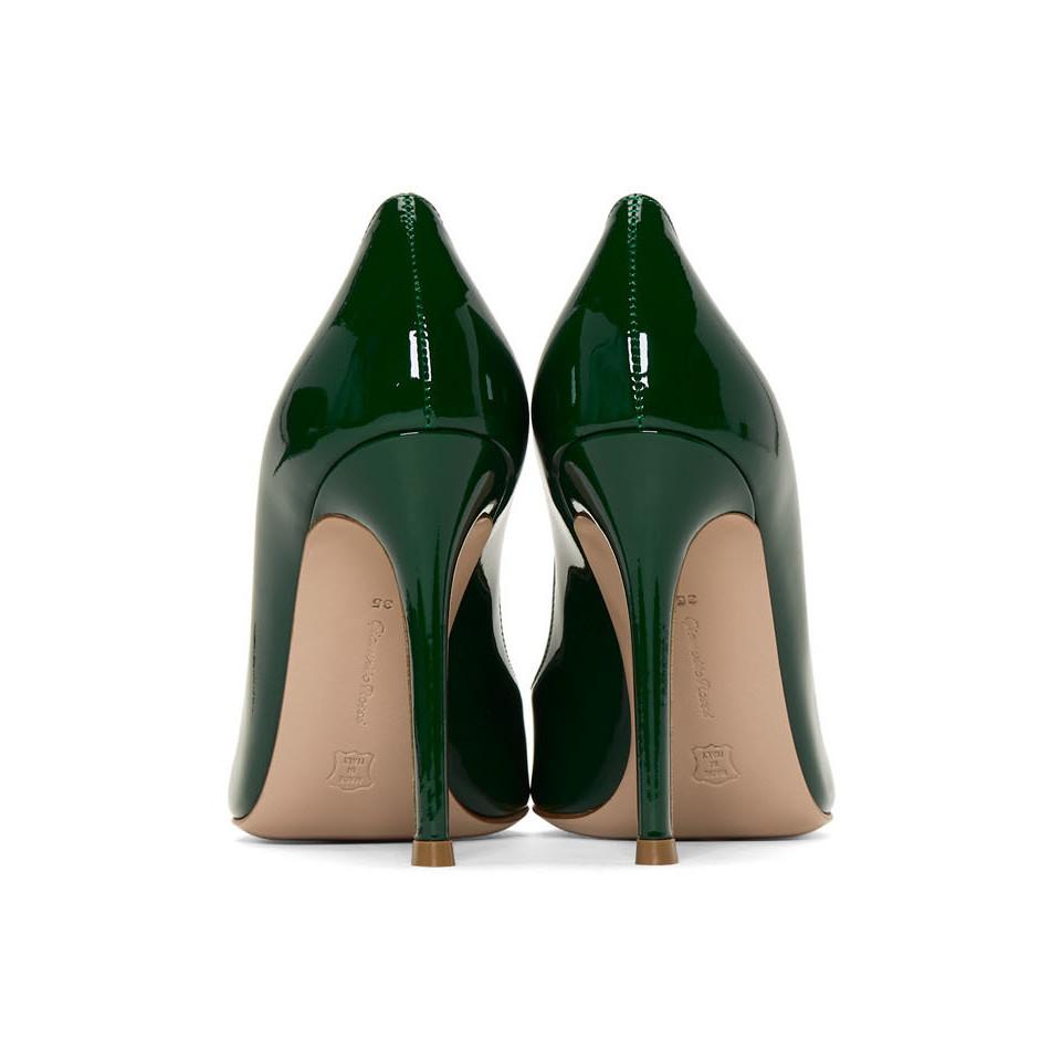 gianvito rossi green pumps