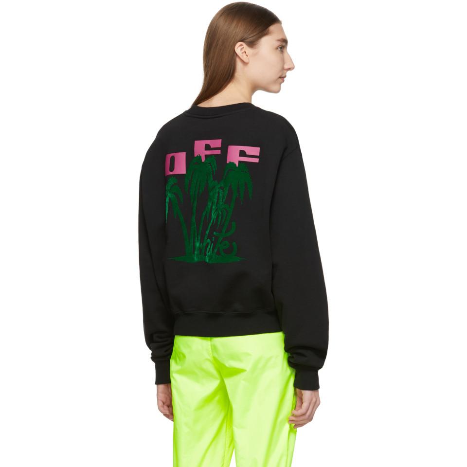 off white hoodie black and green