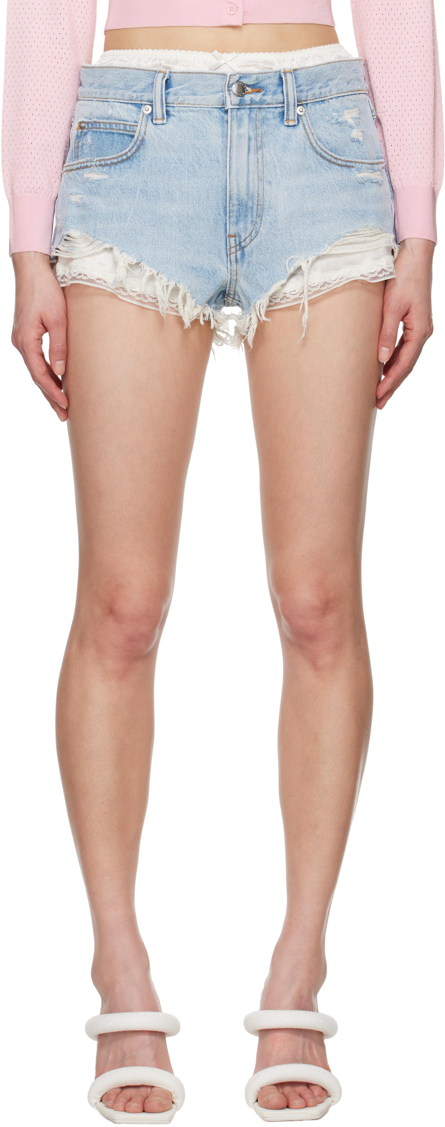 Alexander Wang Jean and denim shorts for Women | Online Sale Alexander Wang Jean and denim shorts for Women | Online Sale