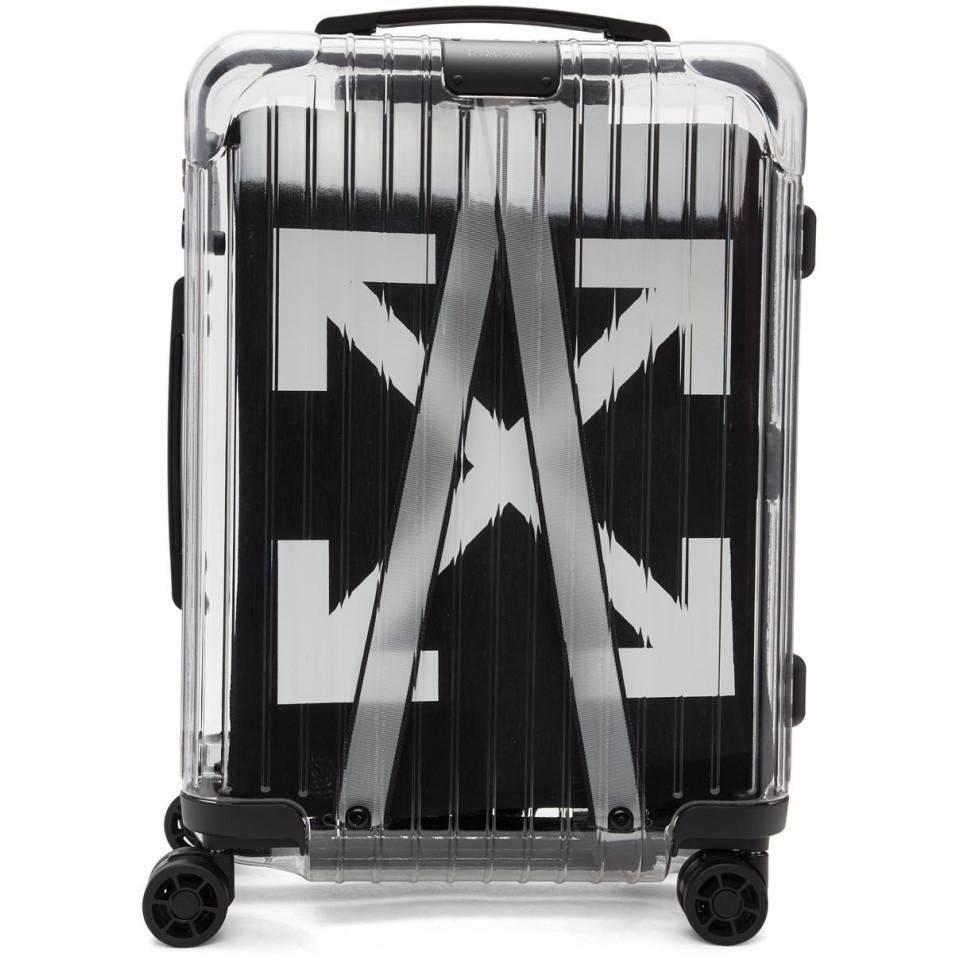 Off-White c/o Virgil Abloh Black Rimowa Edition See Through Carry-on ...