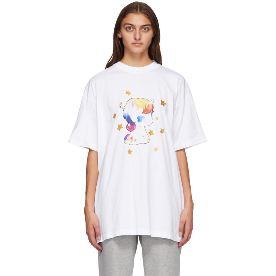 Vetements White Heartbreaker Unicorn T-shirt | Lyst Canada