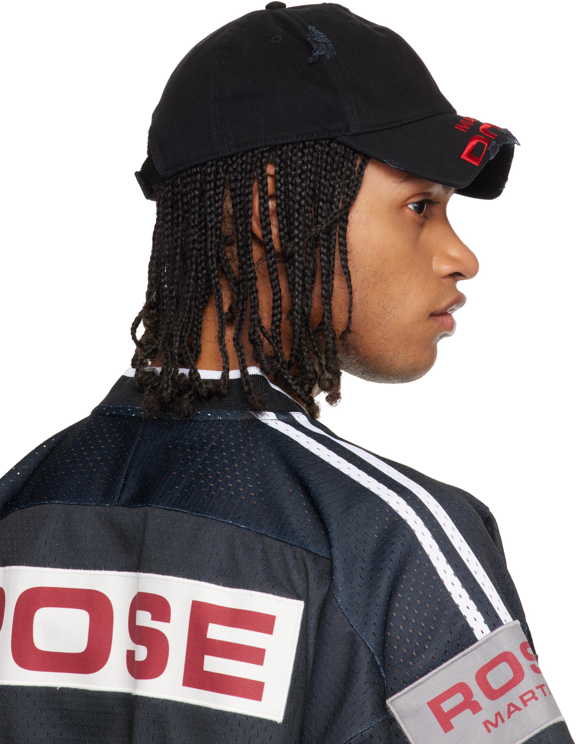 メンズ Martine Rose ブラック Cut Peak キャップ ブルー | Lyst