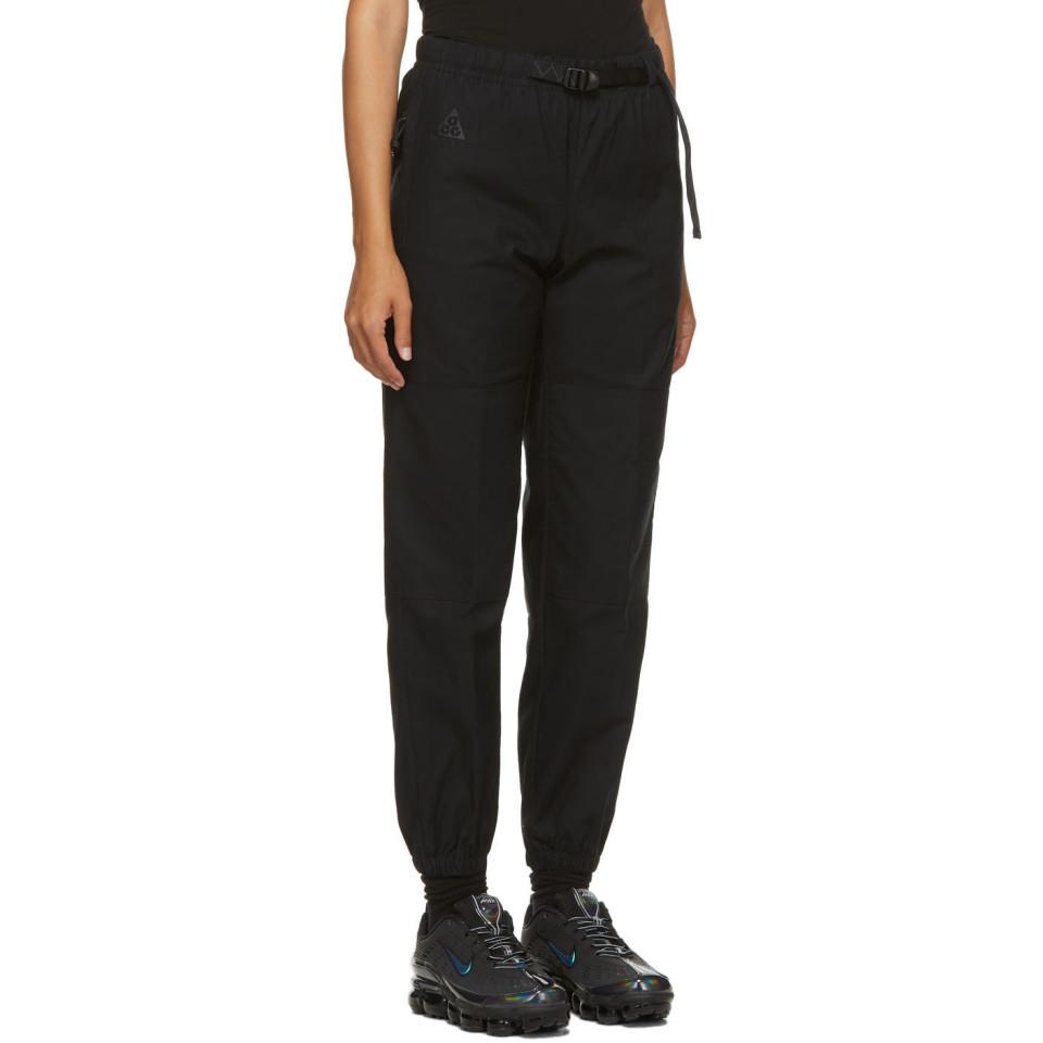 Nike Cotton Black Acg Woven Lounge Pants - Lyst