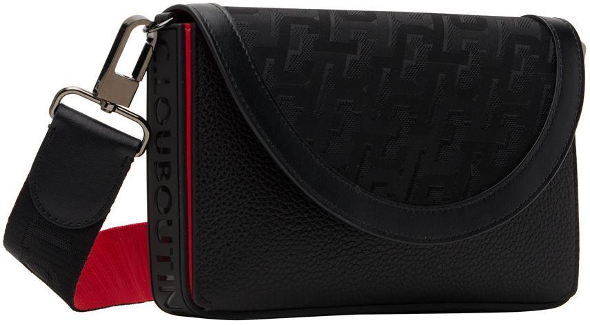 Explorafunk Leather Wallet On Chain in Black - Christian Louboutin