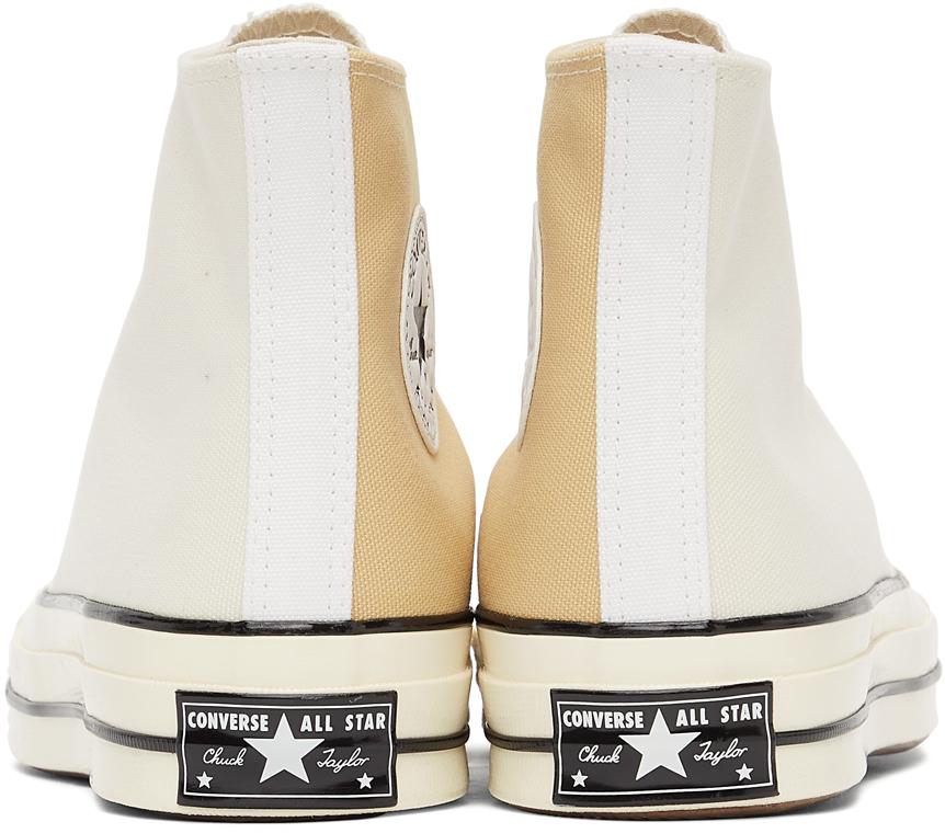 high top converse tan