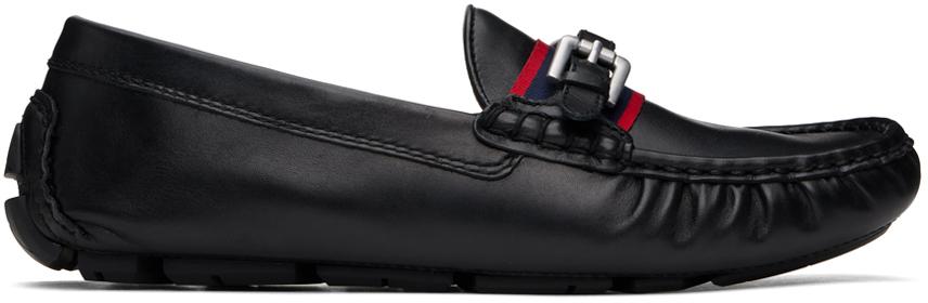 Polo Ralph Lauren メンズ ブラック レザー Anders ドライビング 