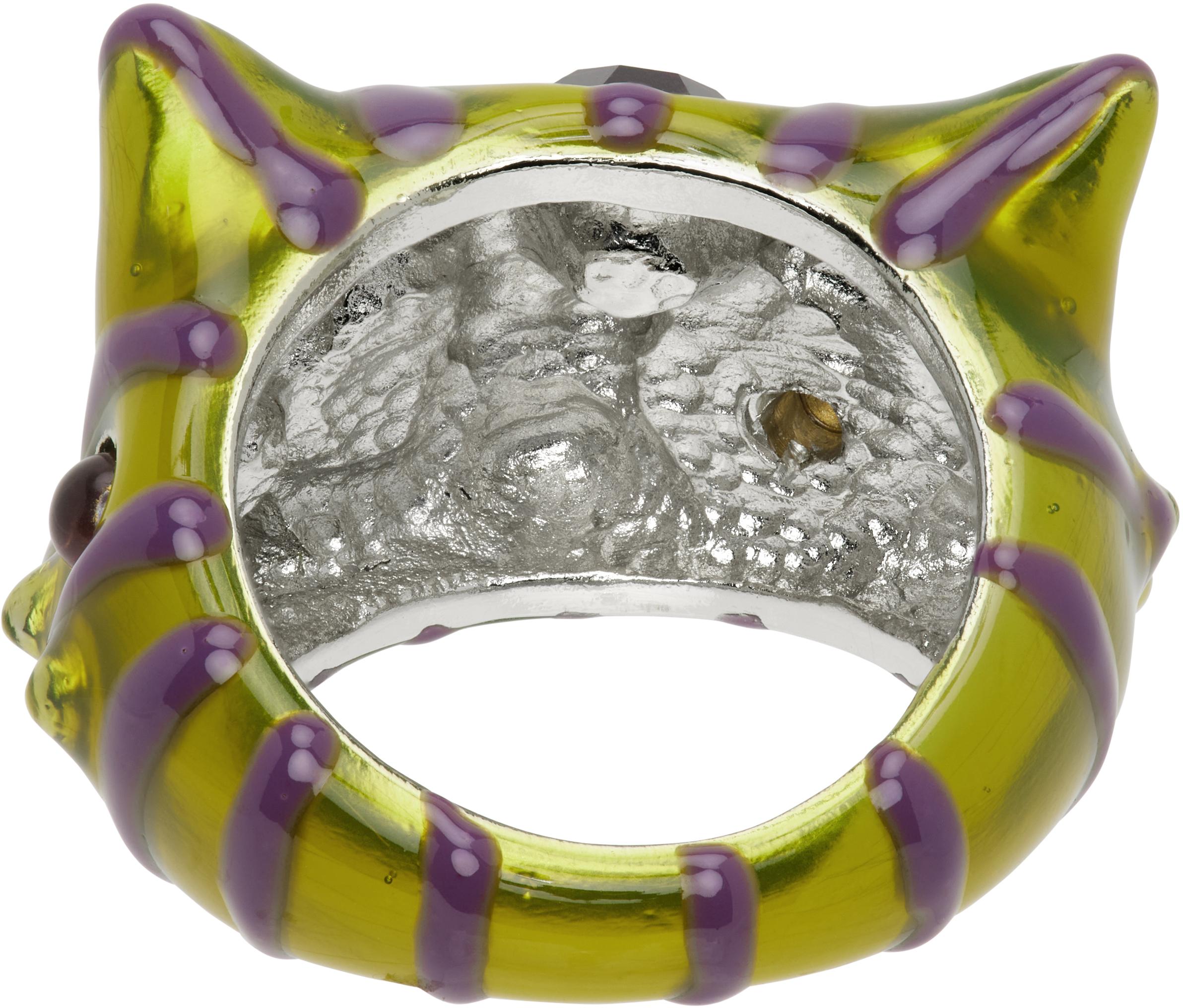 【関税込み】Collina Strada カーキ Alien リング GOLD ALIEN RING | COLLINA STRADA – Collina Strada
