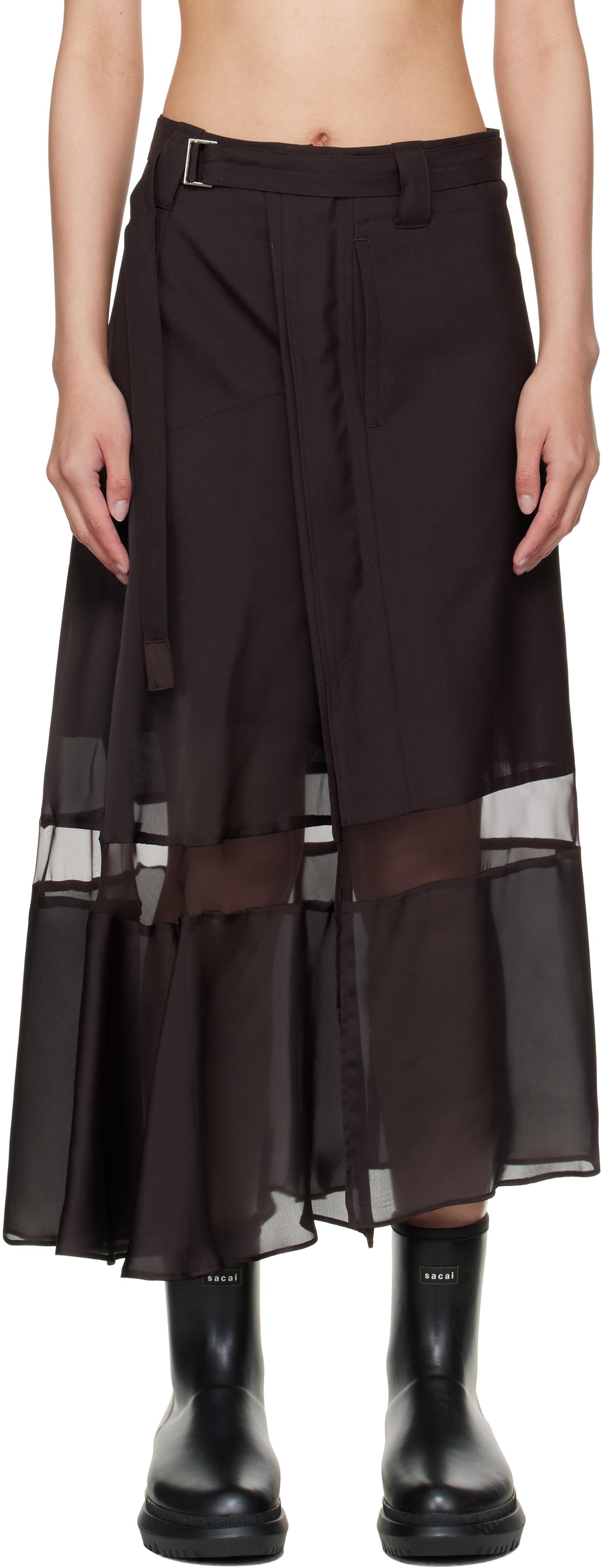 レディース Sacai スカート | オンラインセールは最大43%オフ | Lyst