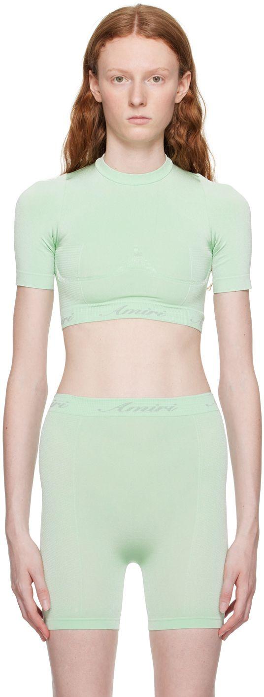 Amiri Green Seamless Top Lyst