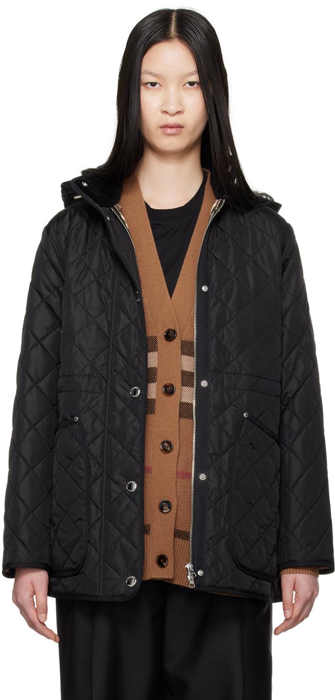 Burberry レディース ジャケット 黒 キルティング BURBERRY バーバリー レディース キルティングジャケット