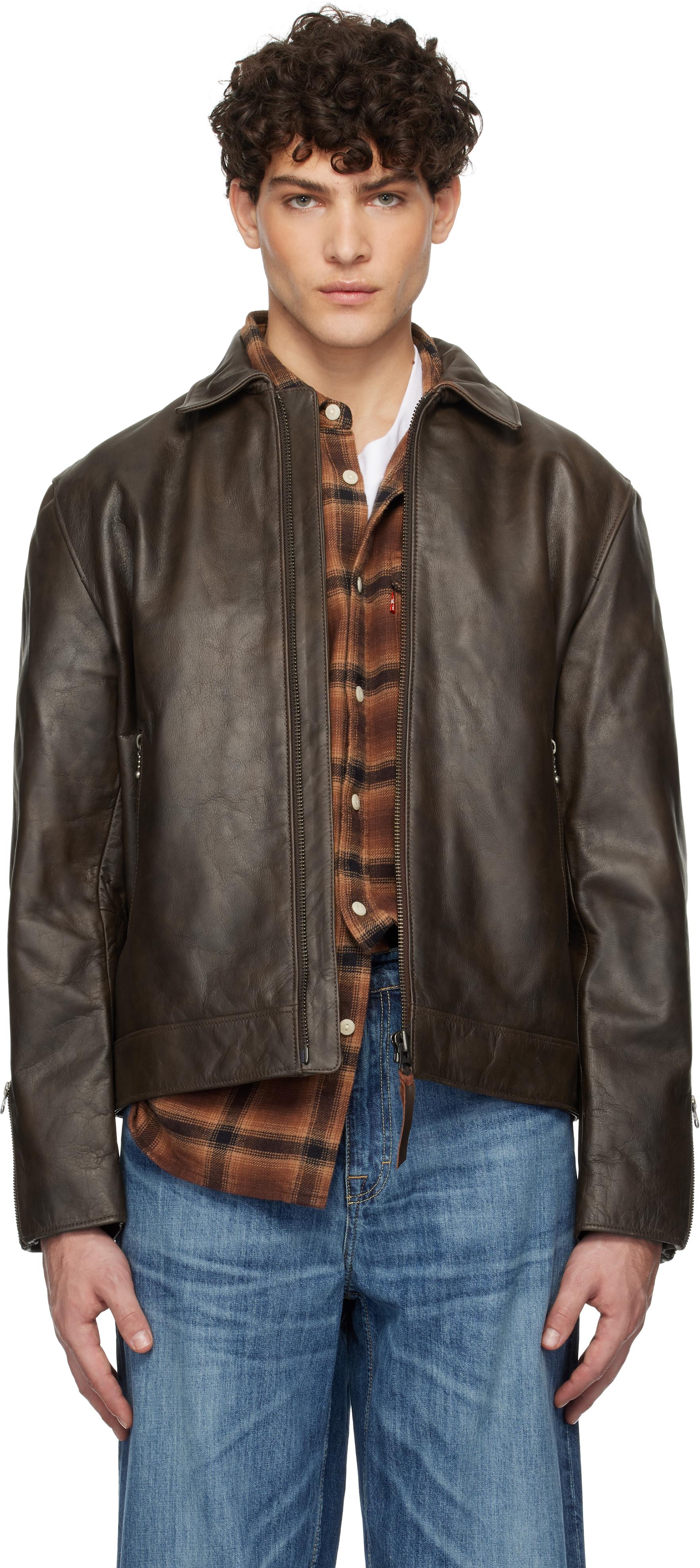 Men's Nudie Jeans Leather jackets from $489 | Lyst