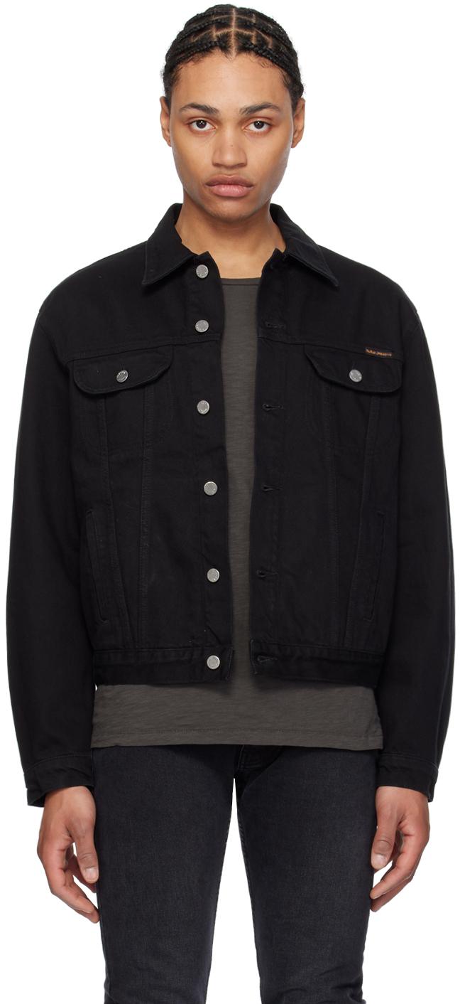 Nudie Jeans Danny Denim Jacket in Black for Men | Lyst