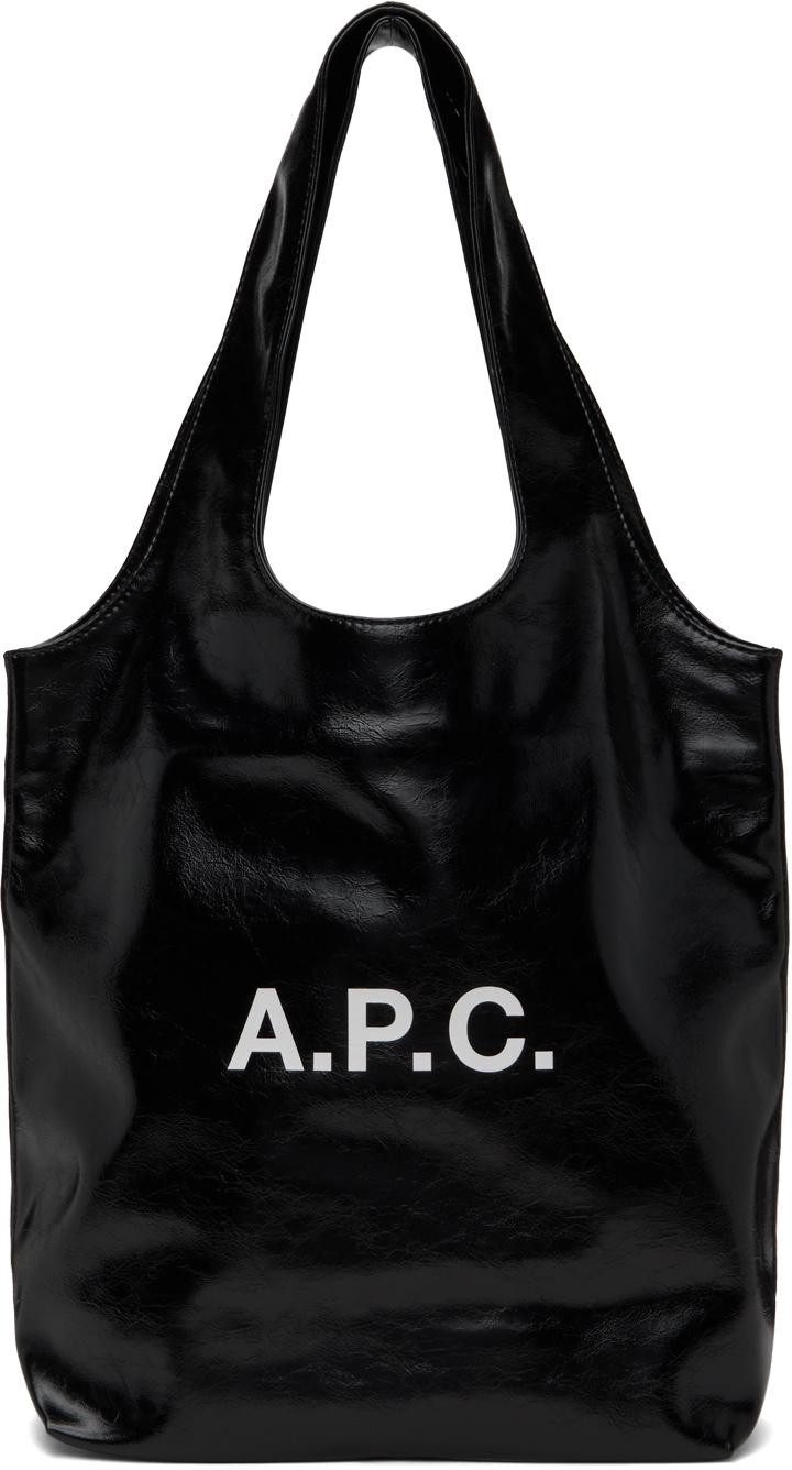 A.P.C. Ninon Small Tote in Black | Lyst