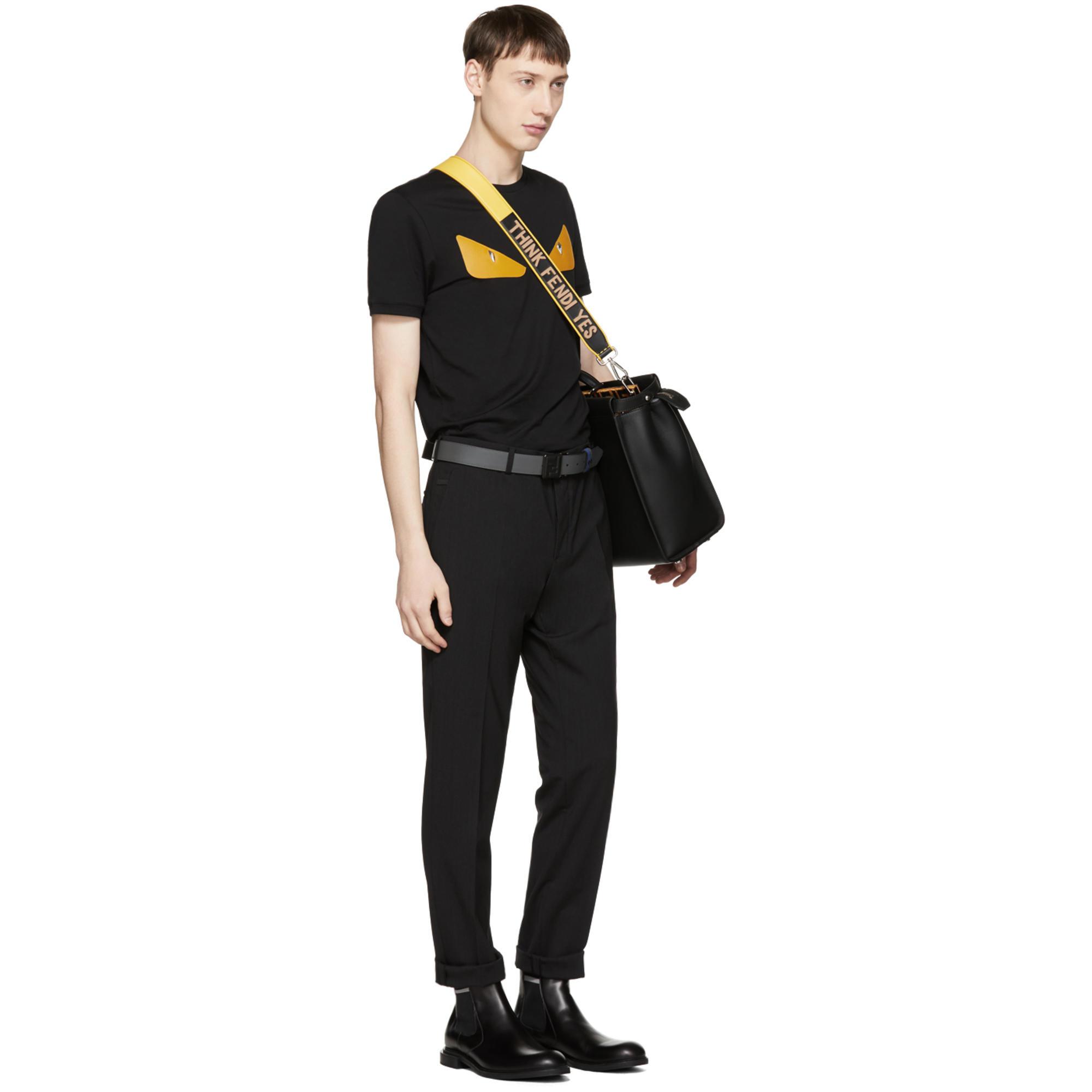 Yellow Vocabulary Strap You Bag Strap