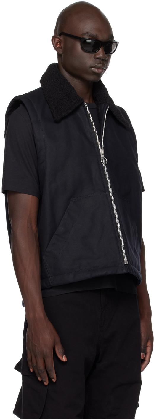 Our Legacy - Grizzly Vest Black Highland Cotton