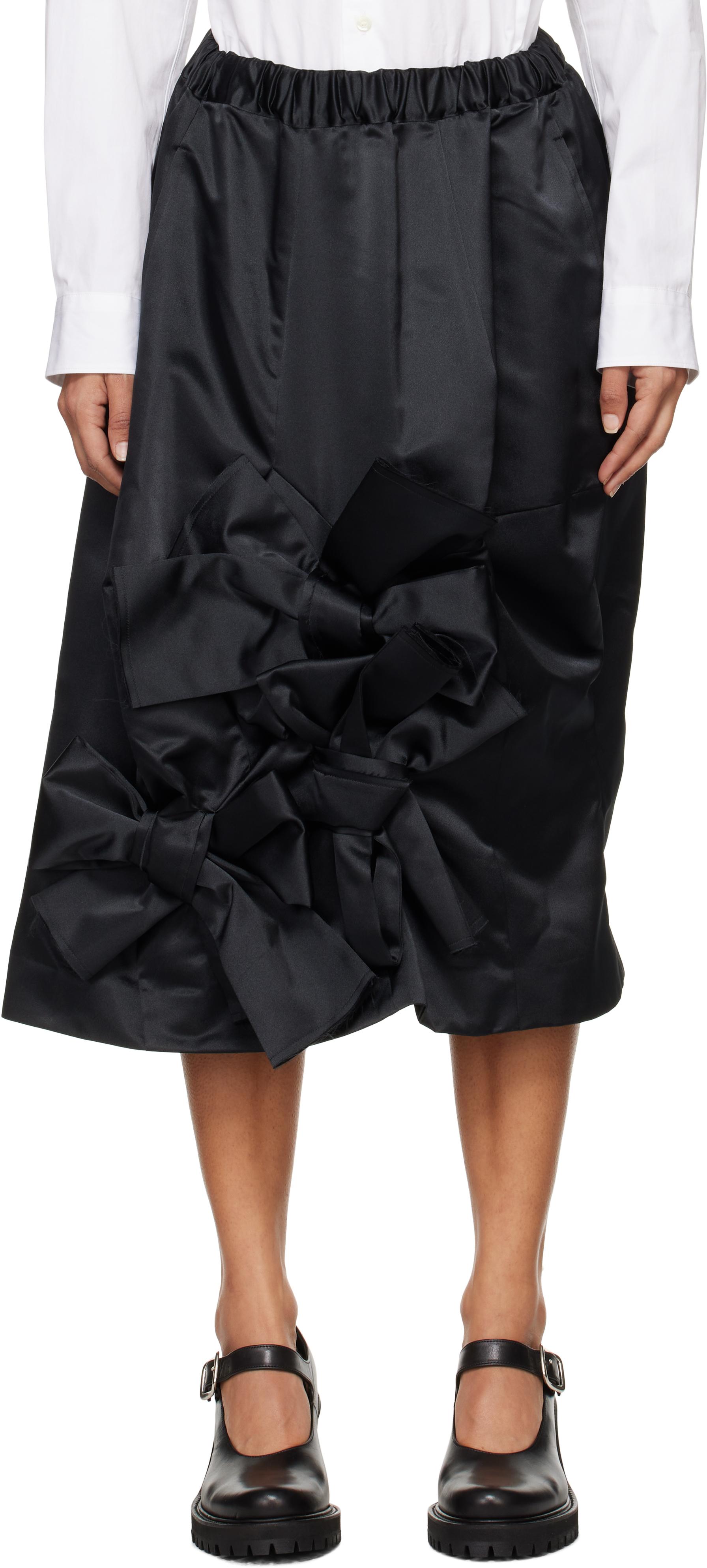 BLACK COMME des GARÇONS サテンスカート BLACK COMME des GARÇONS サテンスカート