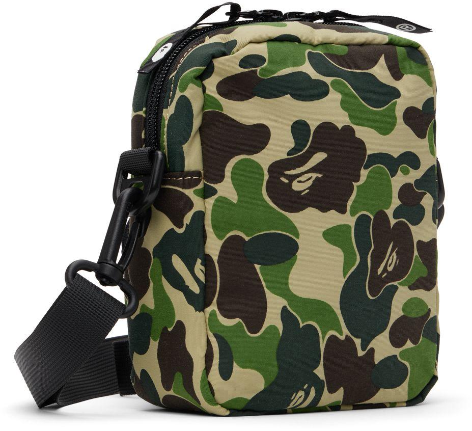 A Bathing Ape Mini Abc Camo Shark Bag in Red