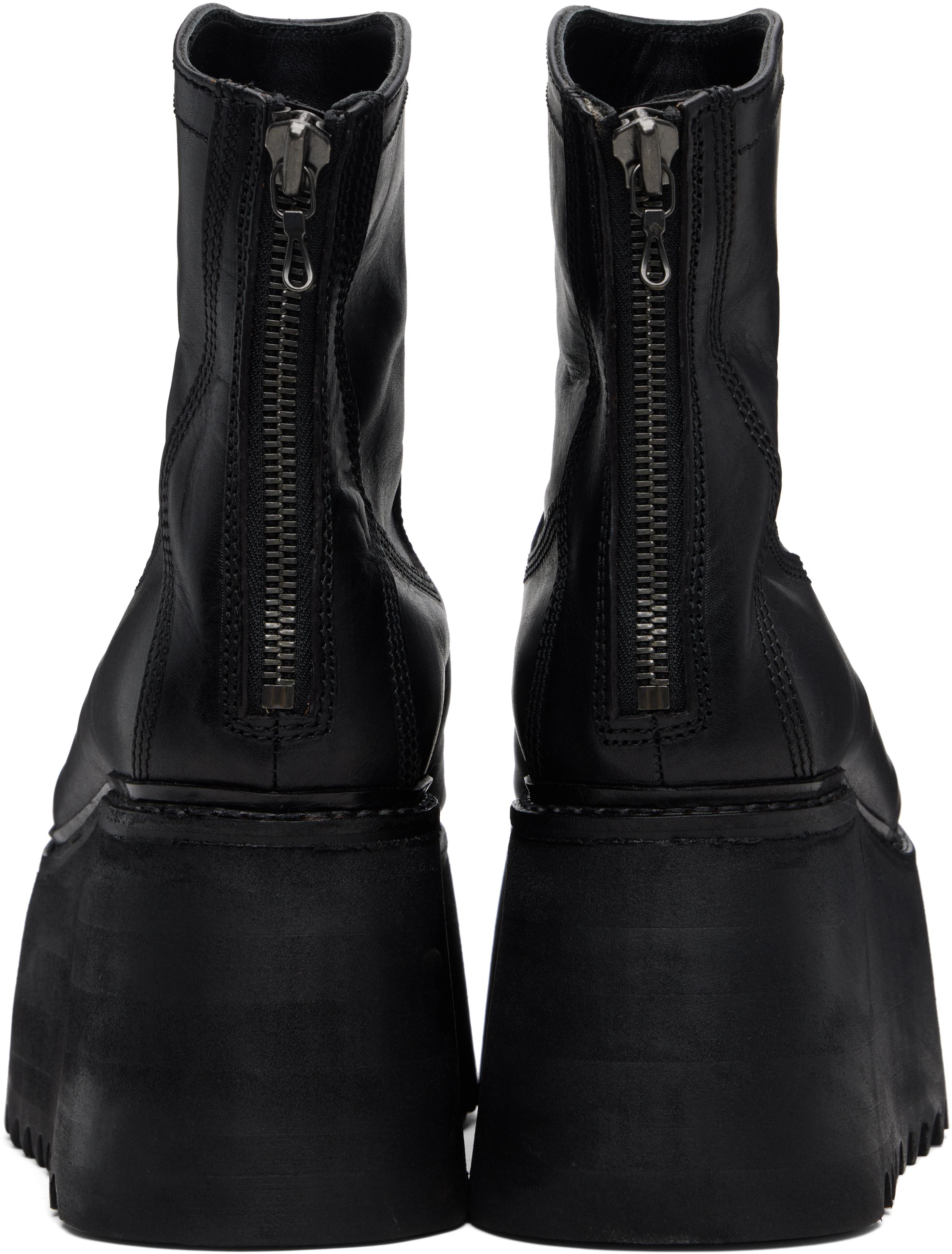 Julius Engineer Talos Boots in Black for Men | Lyst