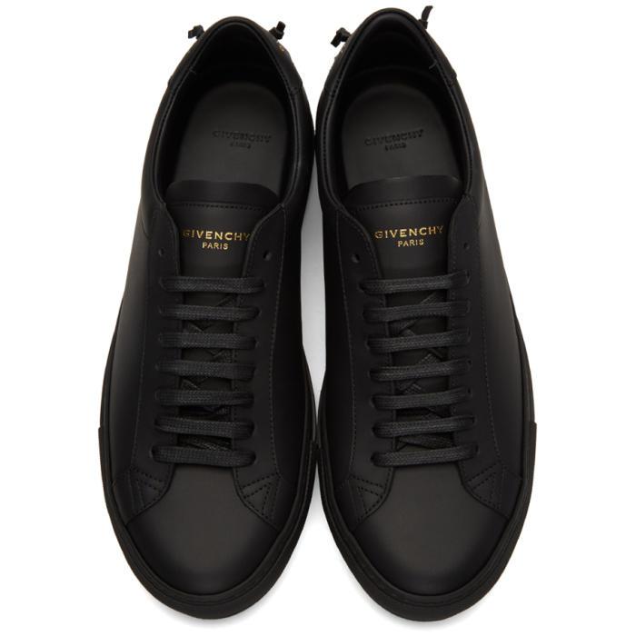 Givenchy Leather Black Knot Sneakers 