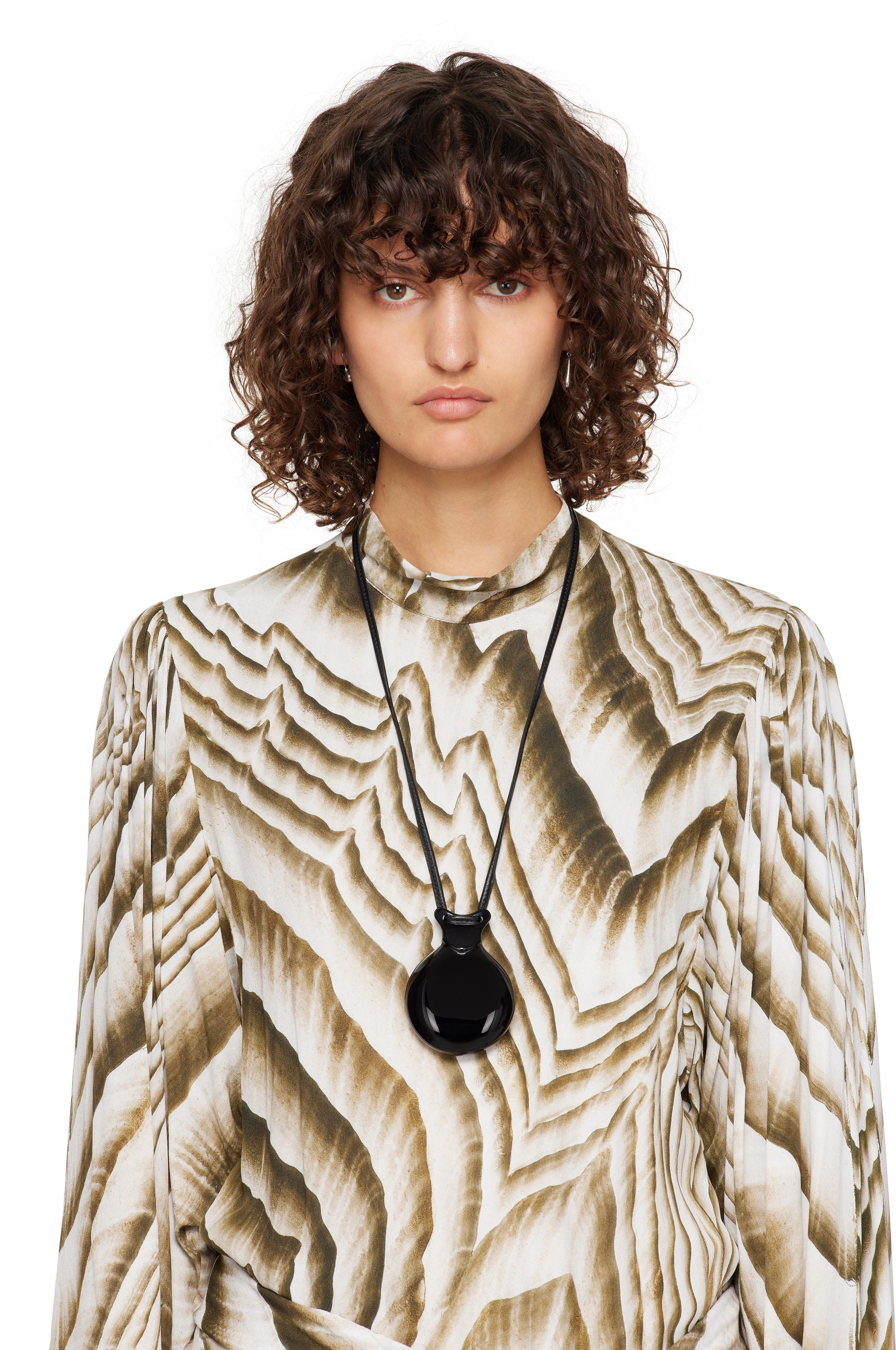 Lemaire Castanet Necklace in Black | Lyst