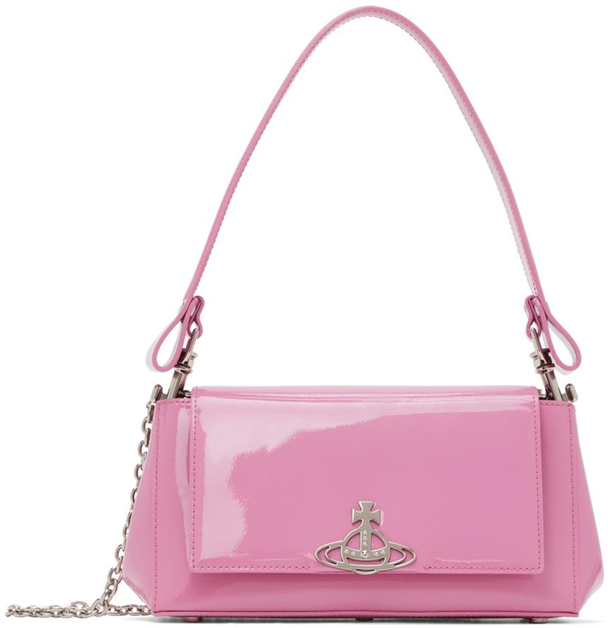 Vivienne Westwood レディース ピンク ミディアム Hazel バッグ 